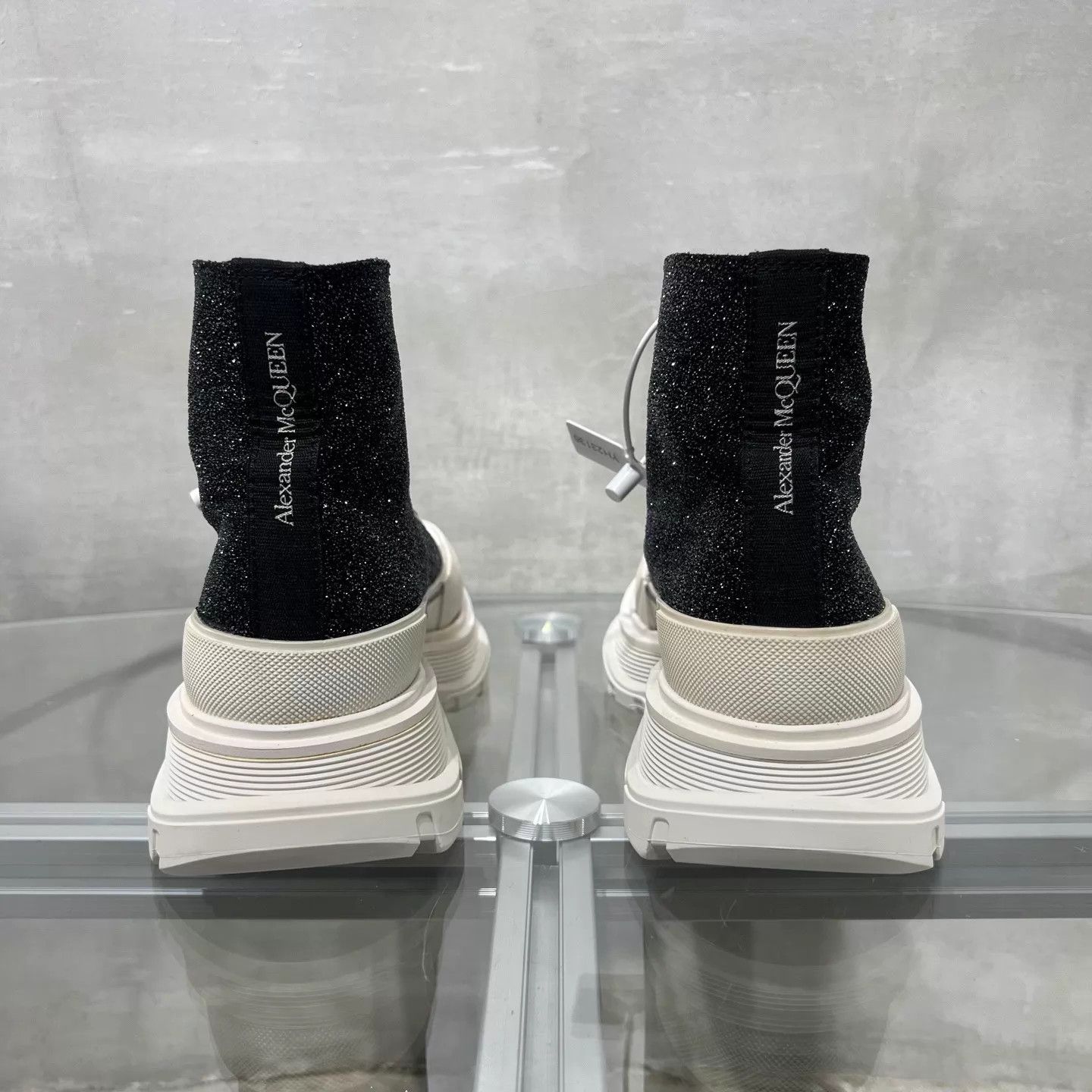 Alexander McQueen Alexander McQueen shimmer black white boots size 36 Size US 5.5 / IT 35.5 - 6 Thumbnail