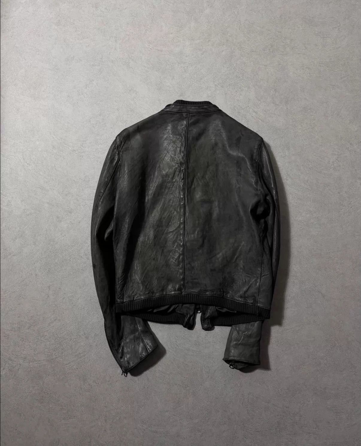 Dolce & Gabbana Dolce&Gabbana Vintage Washed Lambskin Blade Cut Jacket XL Size US M / EU 48-50 / 2 - 2 Thumbnail