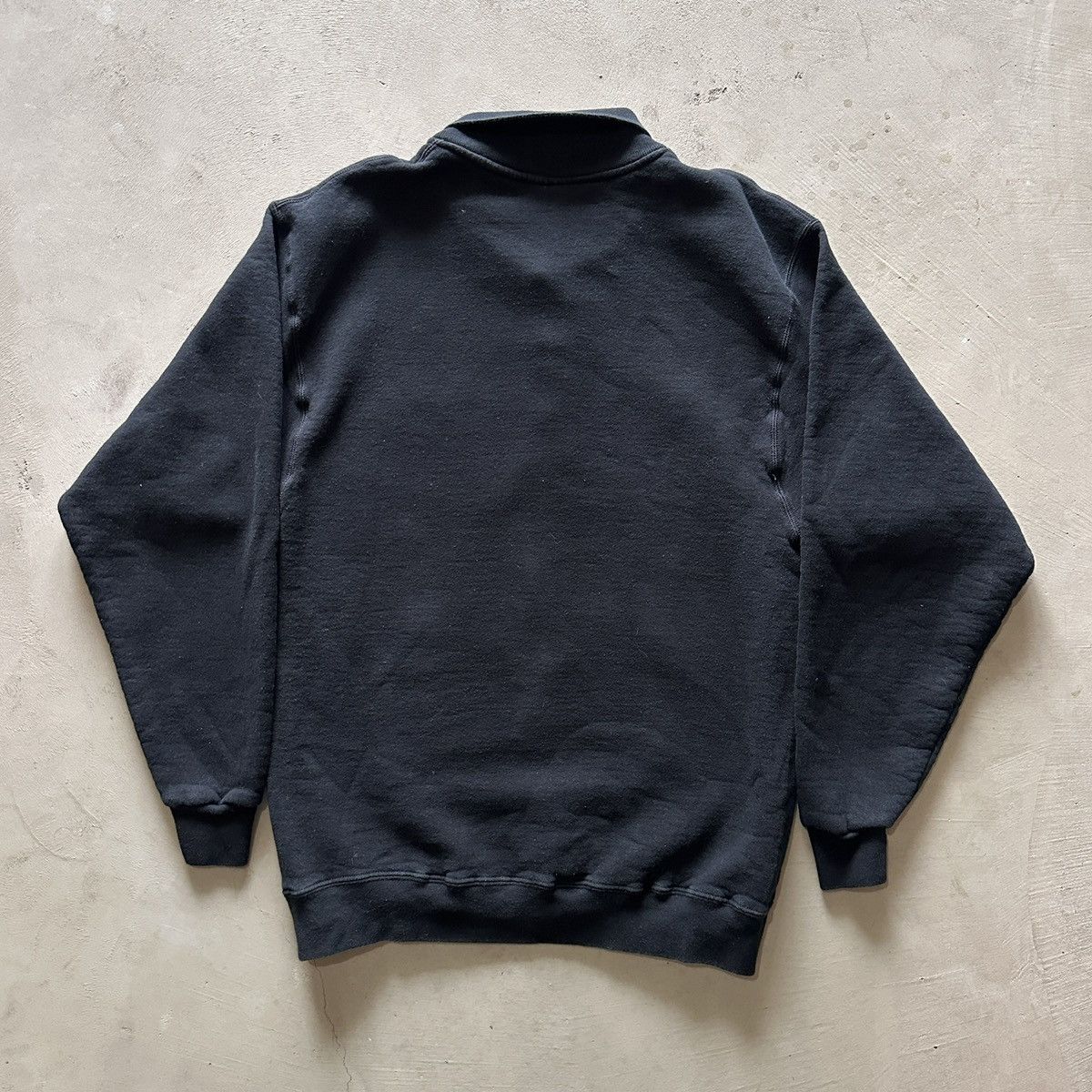 Vintage vintage black polo sweatshirt Size US L / EU 52-54 / 3 - 3 Thumbnail