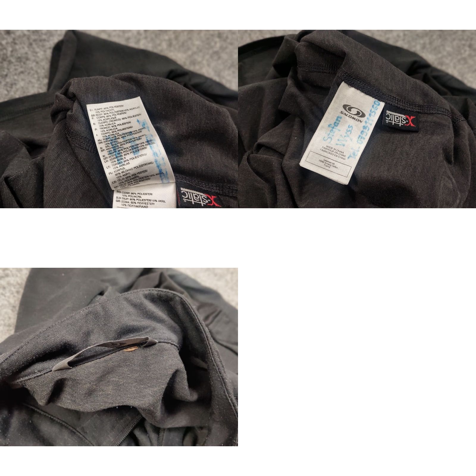Salomon VINTAGE Salomon Sweatshirt Light Long Sleeve 1/3 Zip Men M Gray 90s Army Mock Neck Pullover Size US M / EU 48-50 / 2 - 10 Thumbnail