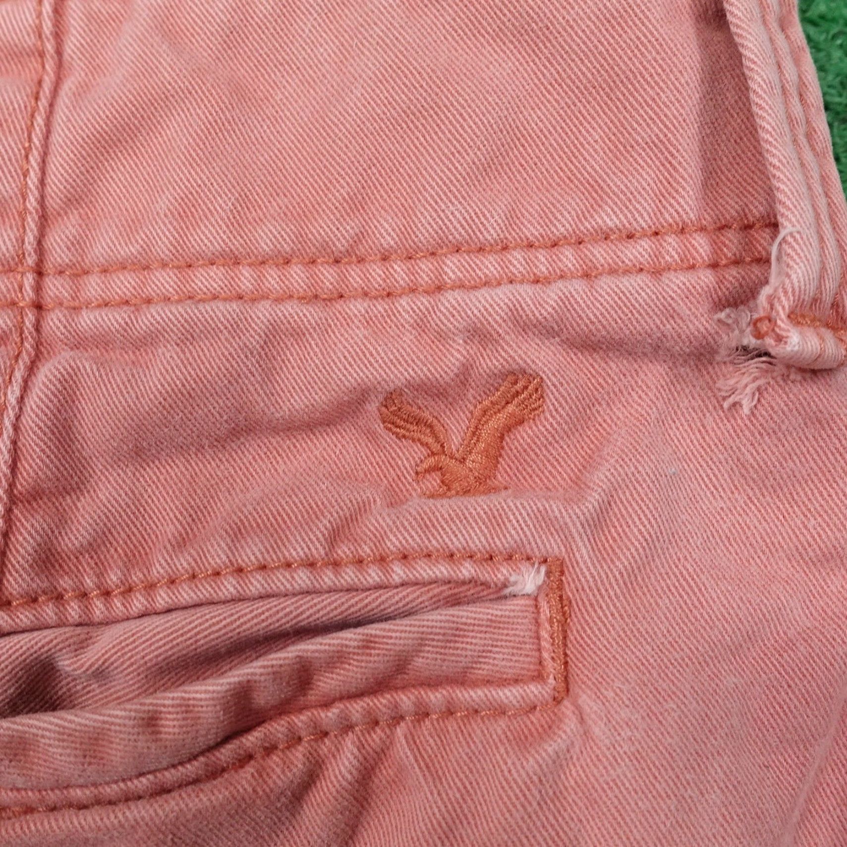 American Eagle Outfitters VINTAGE American Eagle Chino Shorts Mens 30 Casual Cotton Pink Flat Front Summer Size US 30 / EU 46 - 5 Thumbnail