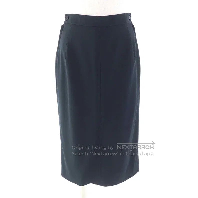 Hermes Hermes Wool Double-Sided H-Button Skirt Size 25" / US 0 / IT 36 - 1 Thumbnail