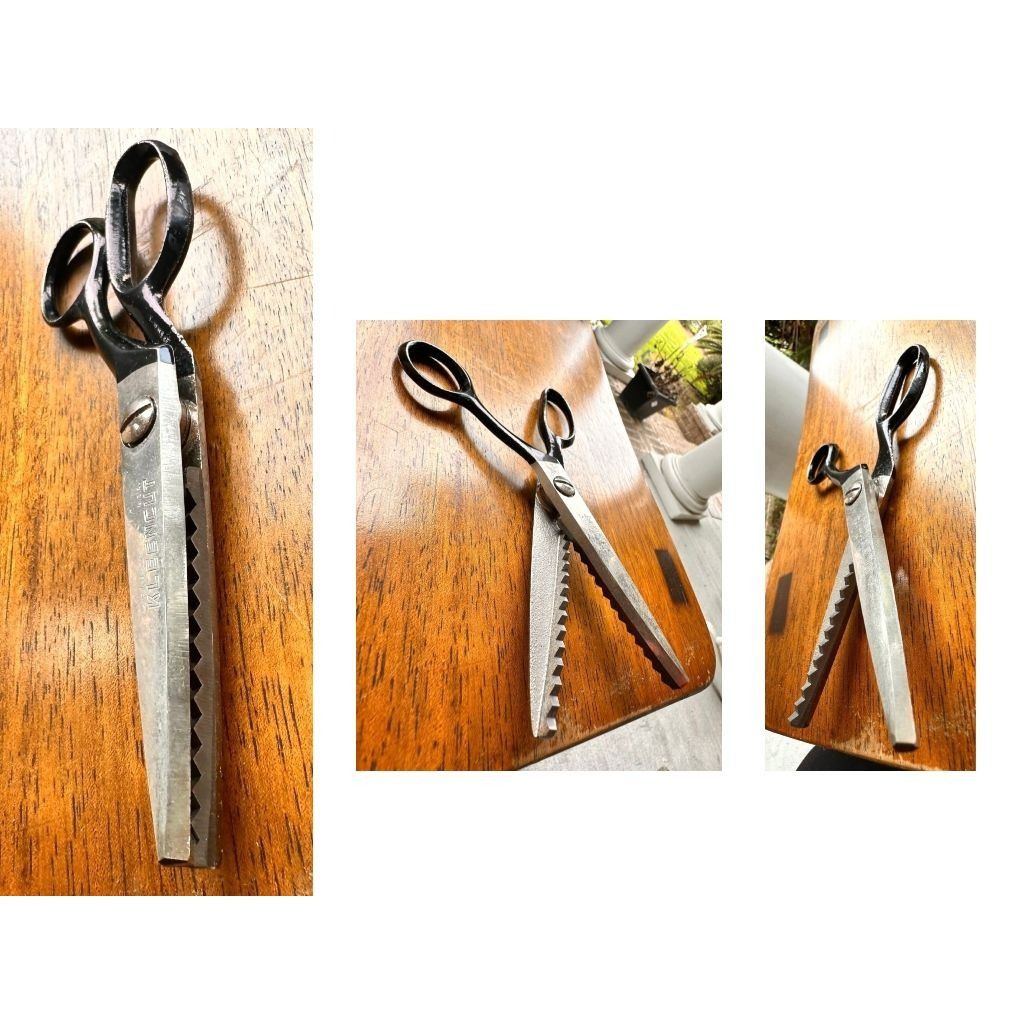 Vintage ViTG 50s Kleencut Pinking Shears Automatic Stop Good Houseke Size ONE SIZE - 10 Thumbnail