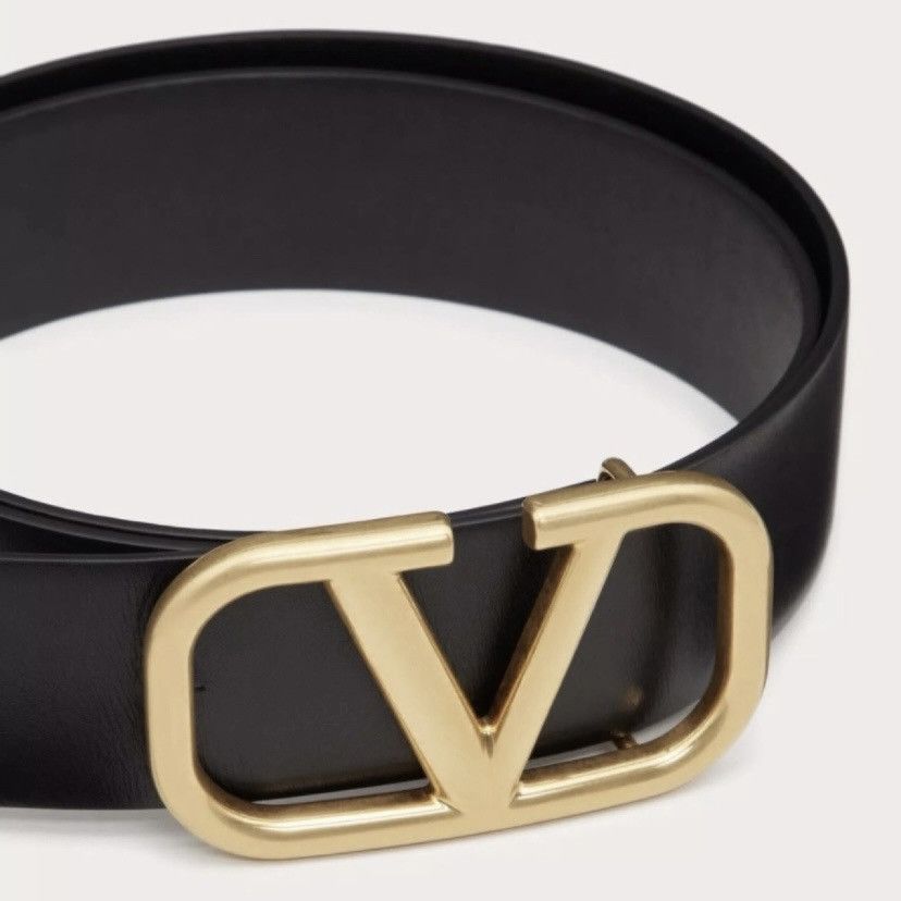 Valentino VLOGO leather belt size 95 Size ONE SIZE - 5 Thumbnail