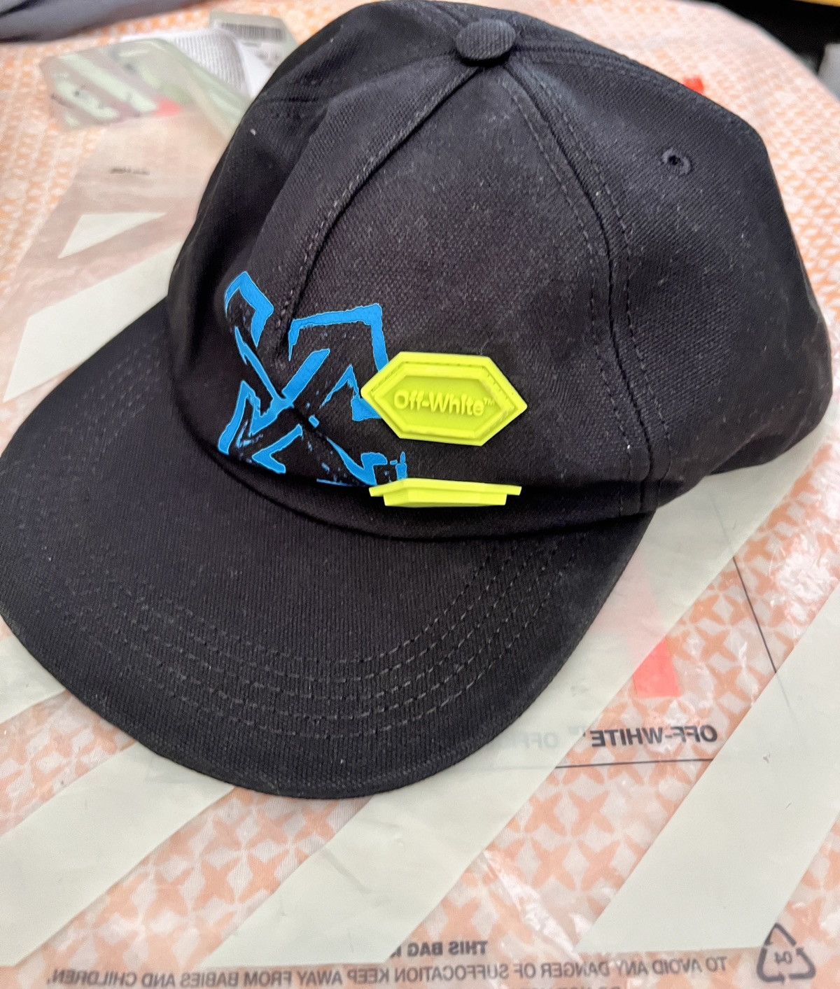 Off-White Off white so wave paint cap Size ONE SIZE - 3 Thumbnail