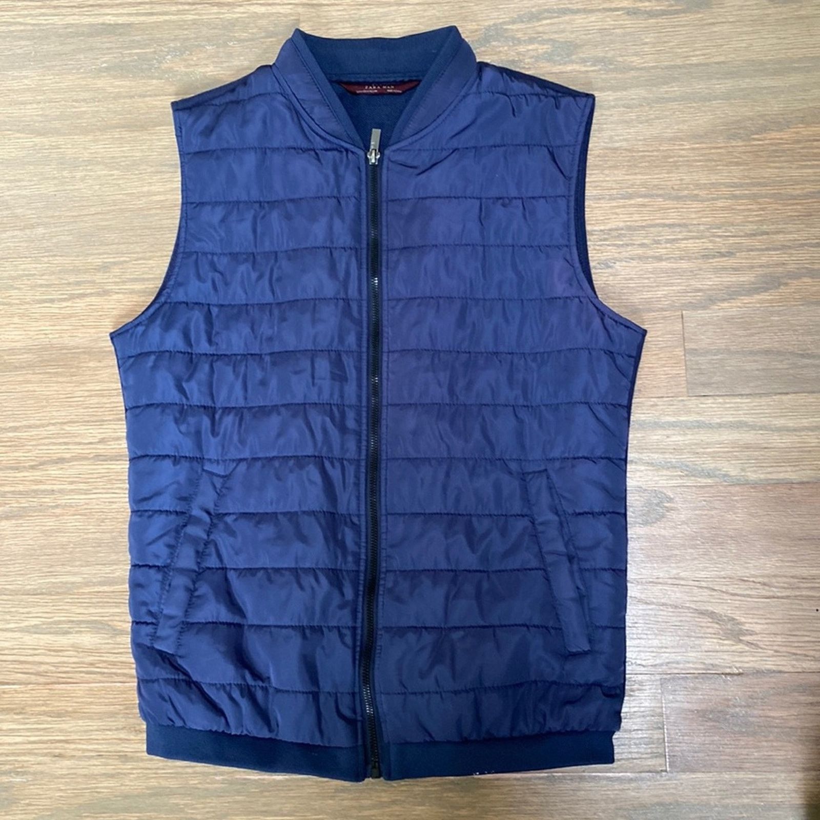 Zara Zara Man Navy Vest Medium Size US M / EU 48-50 / 2 - 1 Thumbnail