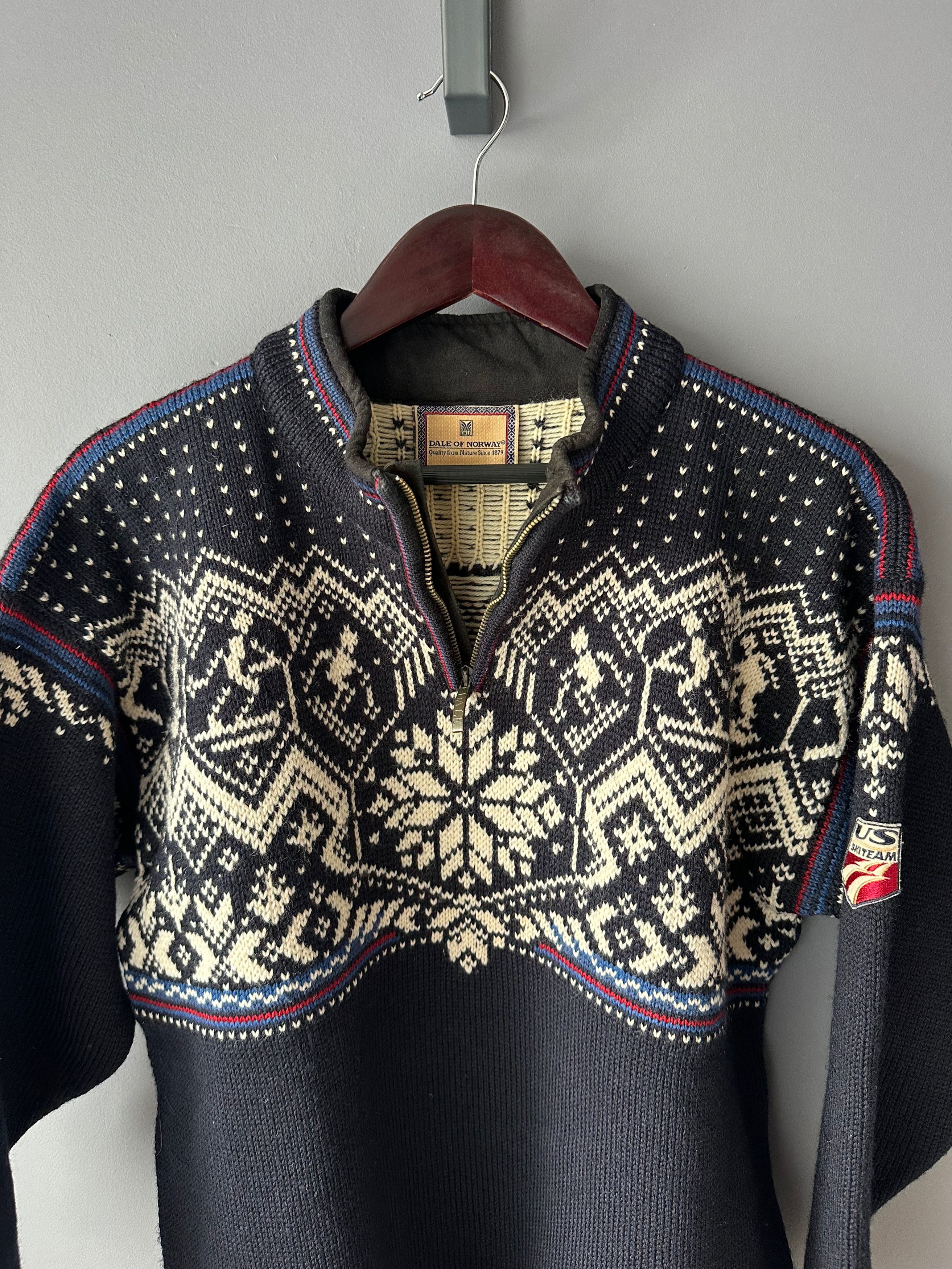 Dale Of Norway Dale of Norway CLASSIC US Team Wool Ski Sweater Navy Knit Size US M / EU 48-50 / 2 - 5 Thumbnail