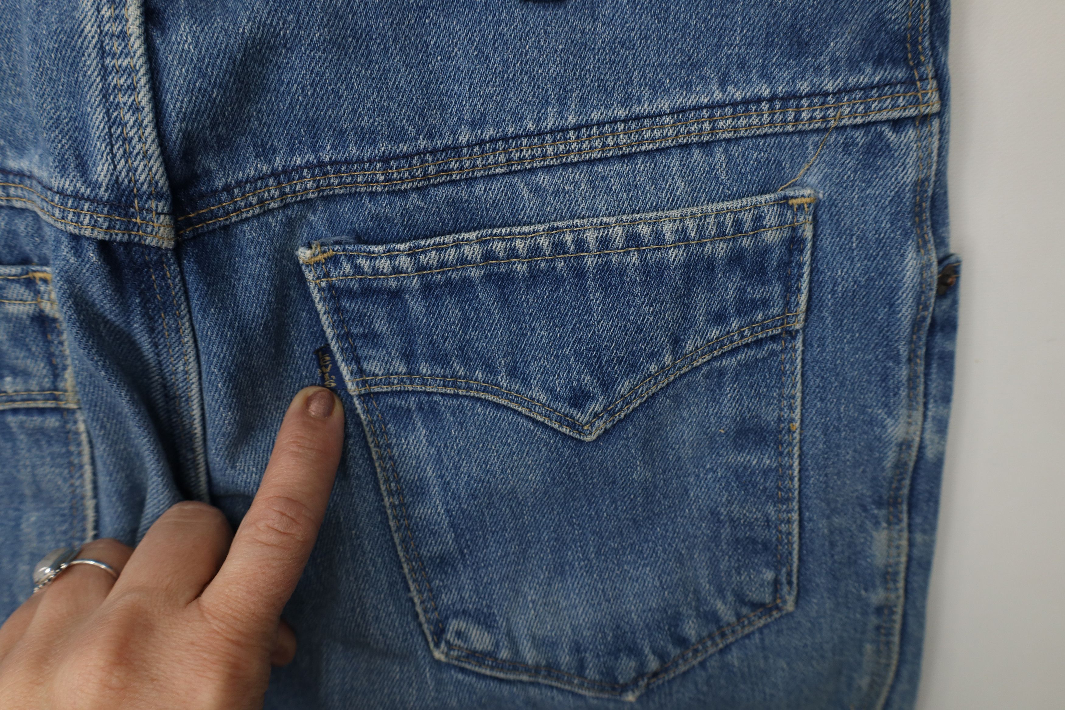 Levi's AS IS Vtg 80s Levis 522 Blue Tab Straight Leg Jeans USA Size US 30 / EU 46 - 13 Thumbnail