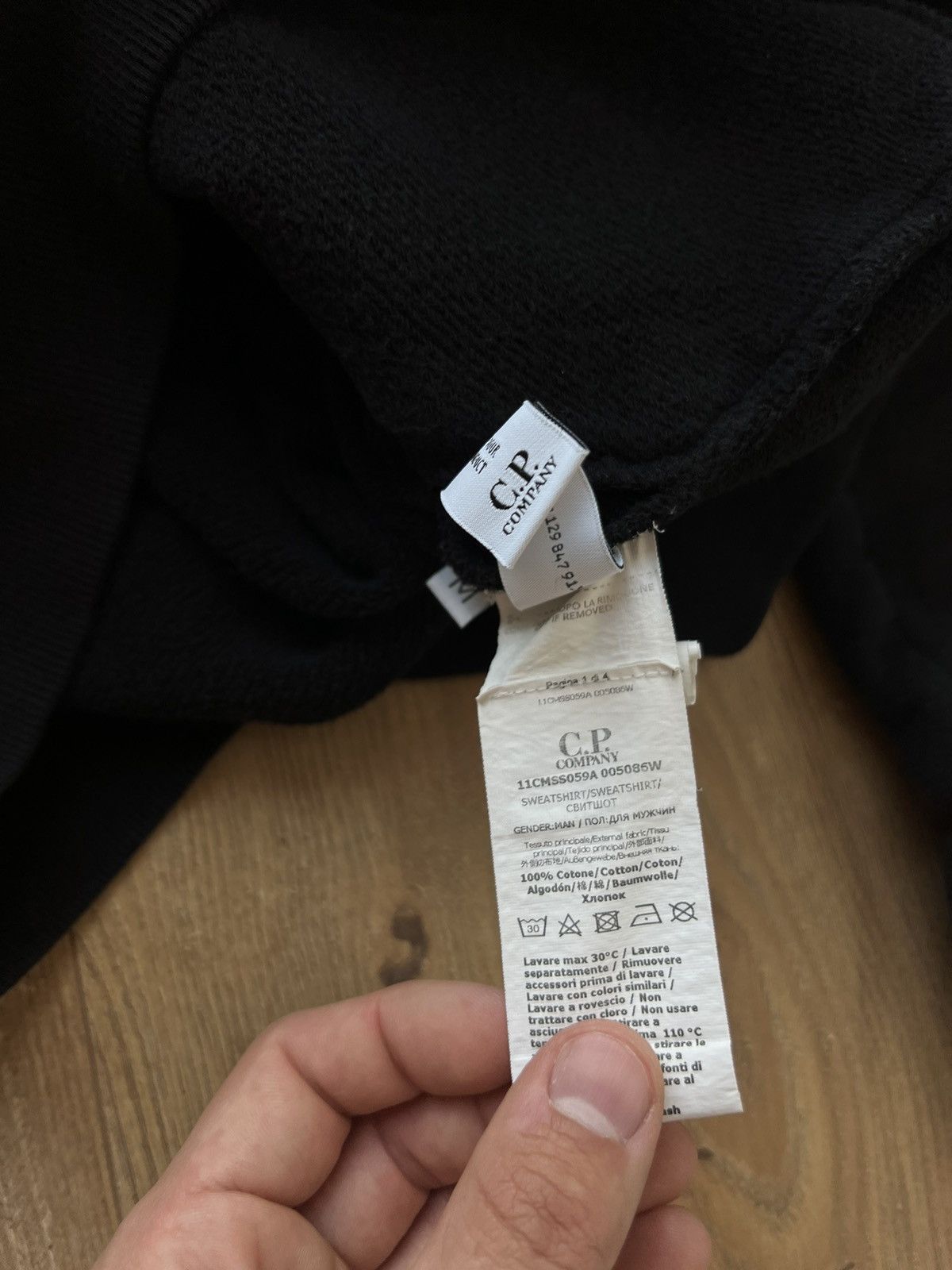 C.P. Company 00’s CP COMPANY 1/4 ZIP PULLOVER SWEATSHIRT CASUALS RARE Size US M / EU 48-50 / 2 - 13 Thumbnail