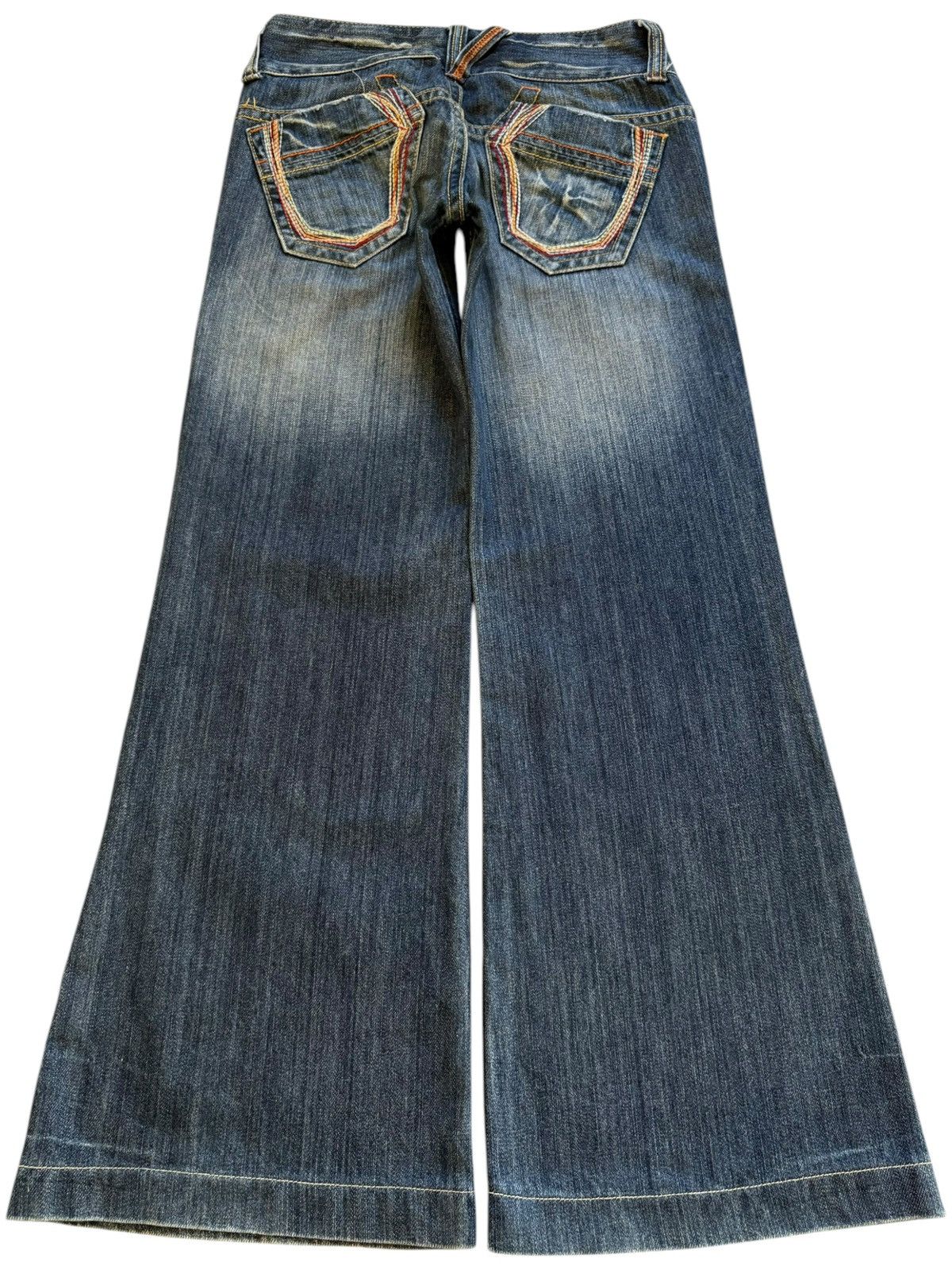 Japanese Brand Vintage Japanese Brand Blue Wash Bootcut Flare Jeans Size US 29 - 2 Thumbnail