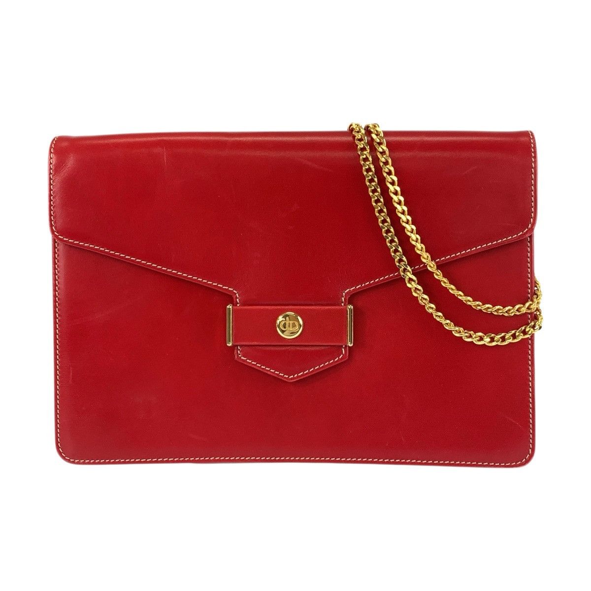 Dior Dior Christian Dior Leather Chain Shoulder Bag Leather Shoulder Bag DUTY FREE for USA Size ONE SIZE - 1 Thumbnail