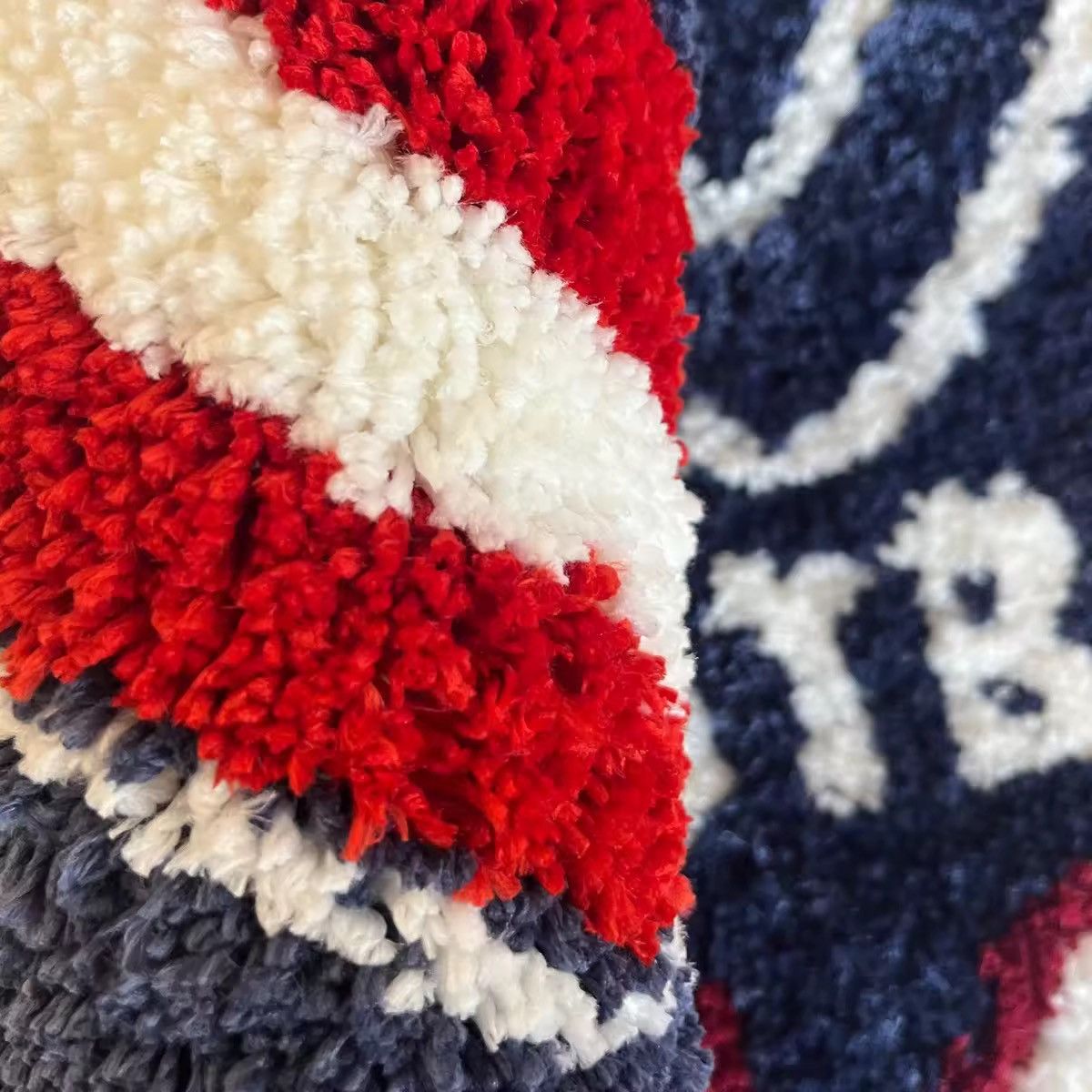 Other Handmade Custom Tufted Fluffy Football Rug Carpet Size ONE SIZE - 2 Thumbnail