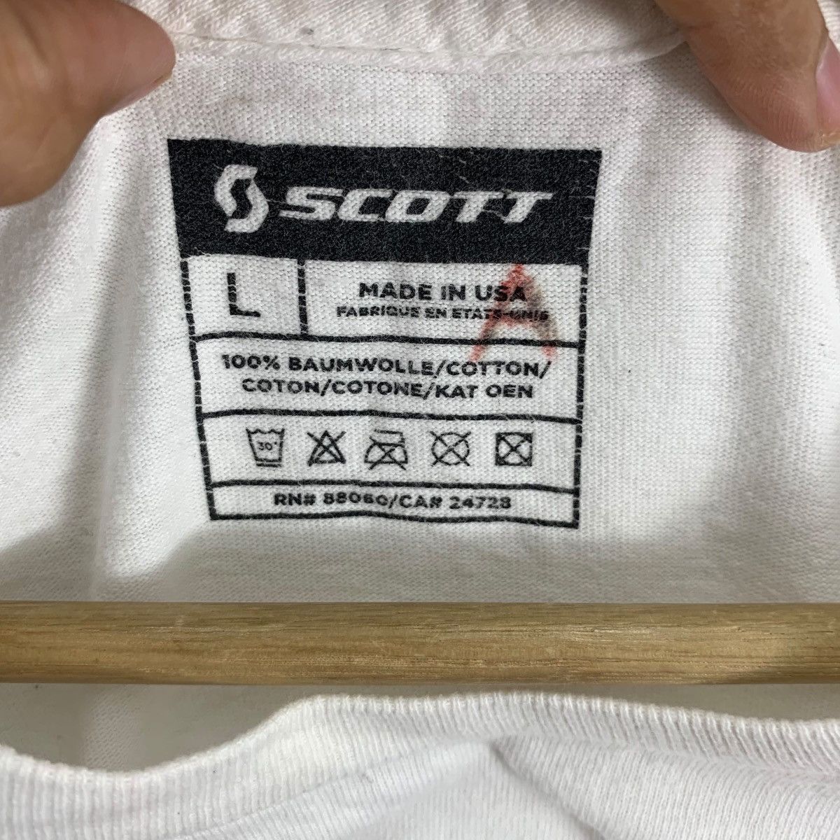 Schott Vintage SCOTT SPORT Motion Logo Made In USA Tee Shirt Top Size US L / EU 52-54 / 3 - 7 Thumbnail