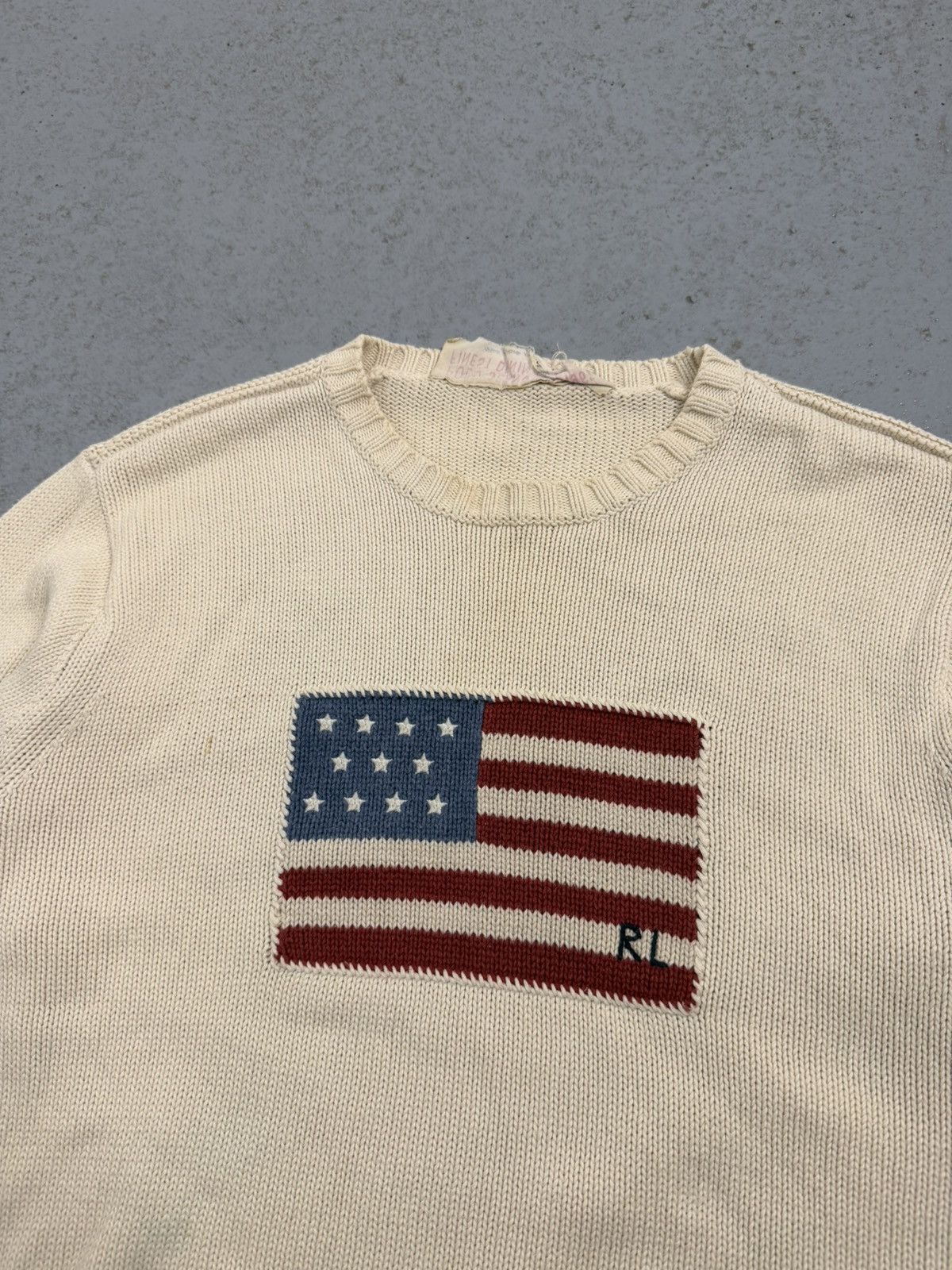 Polo Ralph Lauren Polo Jean Company USA Flag Knitted Sweater Size US M / EU 48-50 / 2 - 2 Thumbnail