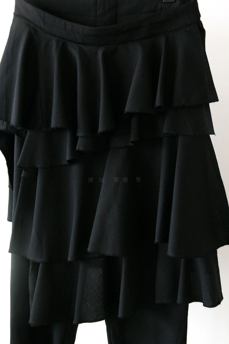 Other Comme Des Garcons size XS Tiered Ruffle Buckle Pants Size 24" / US 00 / IT 34 - 7 Thumbnail