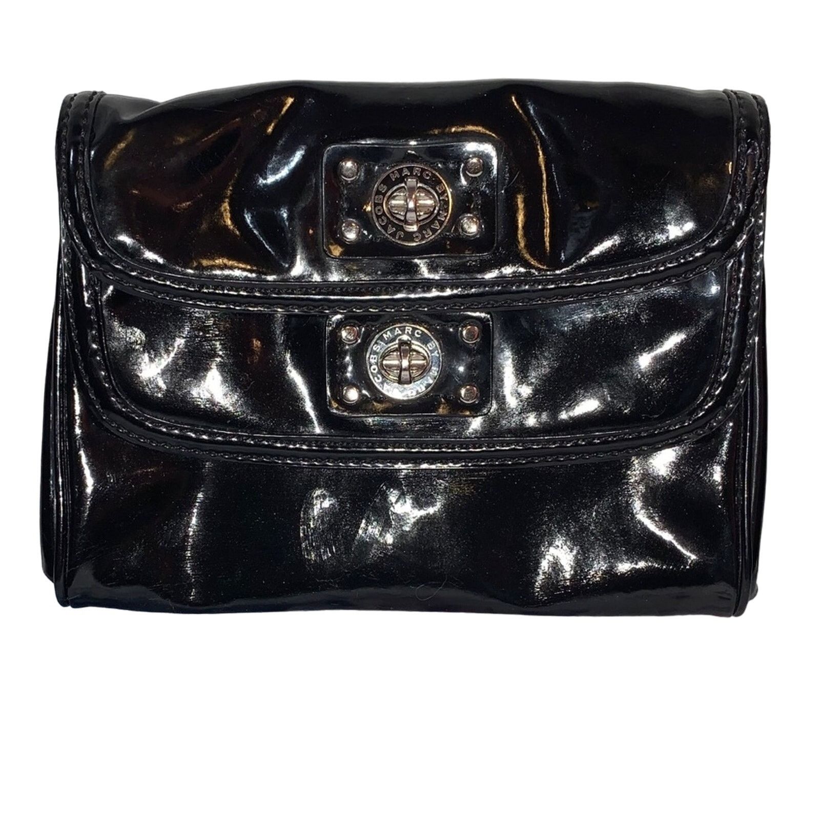 Marc by Marc Jacobs Marc by Marc Jacobs Black Patent Clutch Size ONE SIZE - 1 Thumbnail