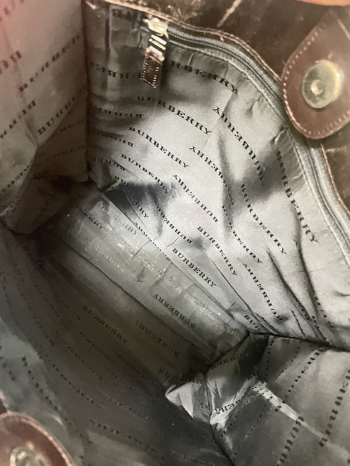 Burberry × Vintage Vintage Luxury Burberry Tote Bag Size ONE SIZE - 6 Thumbnail