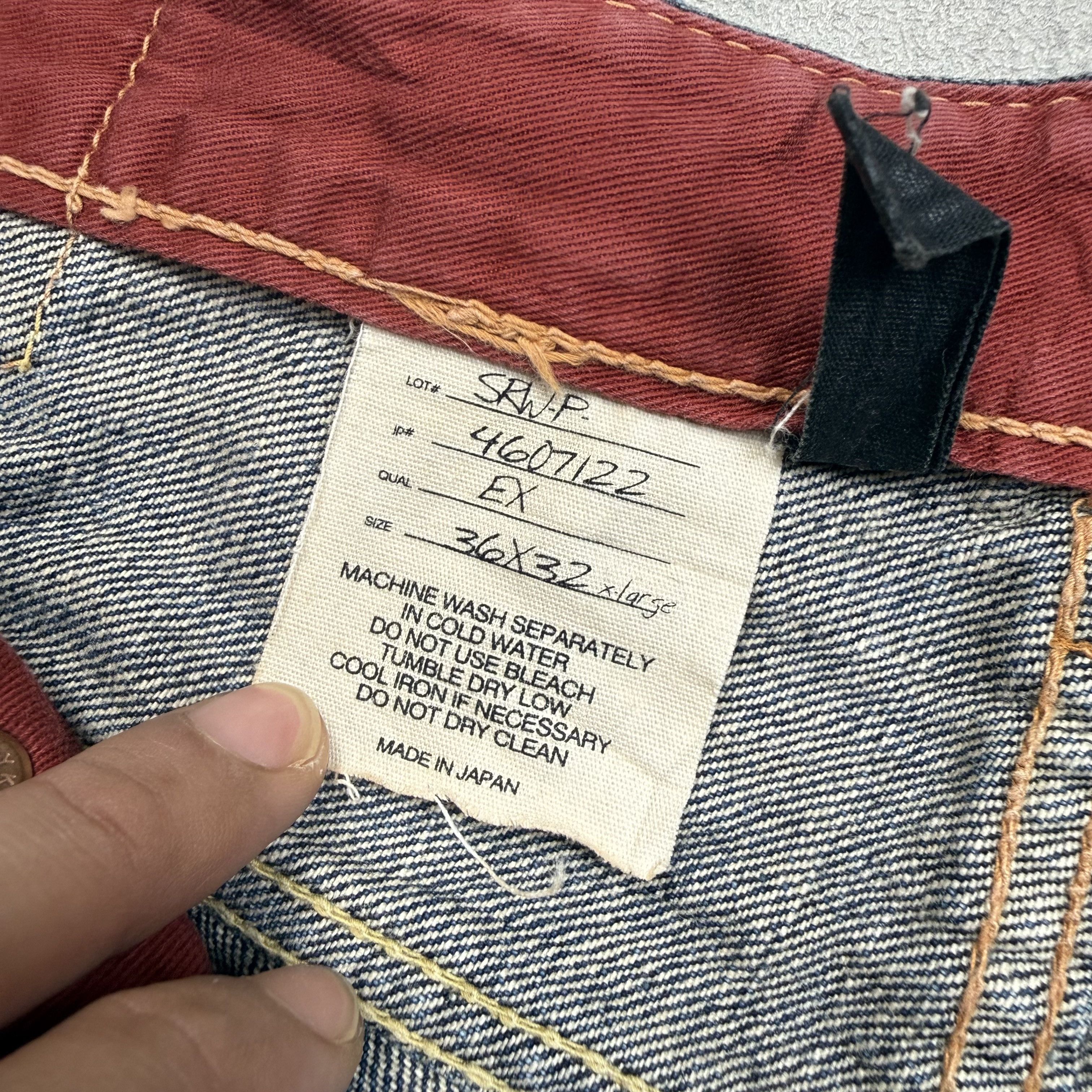 Japanese Brand Scanner Fundamental Product Washed Jeans Size US 36 / EU 52 - 6 Thumbnail