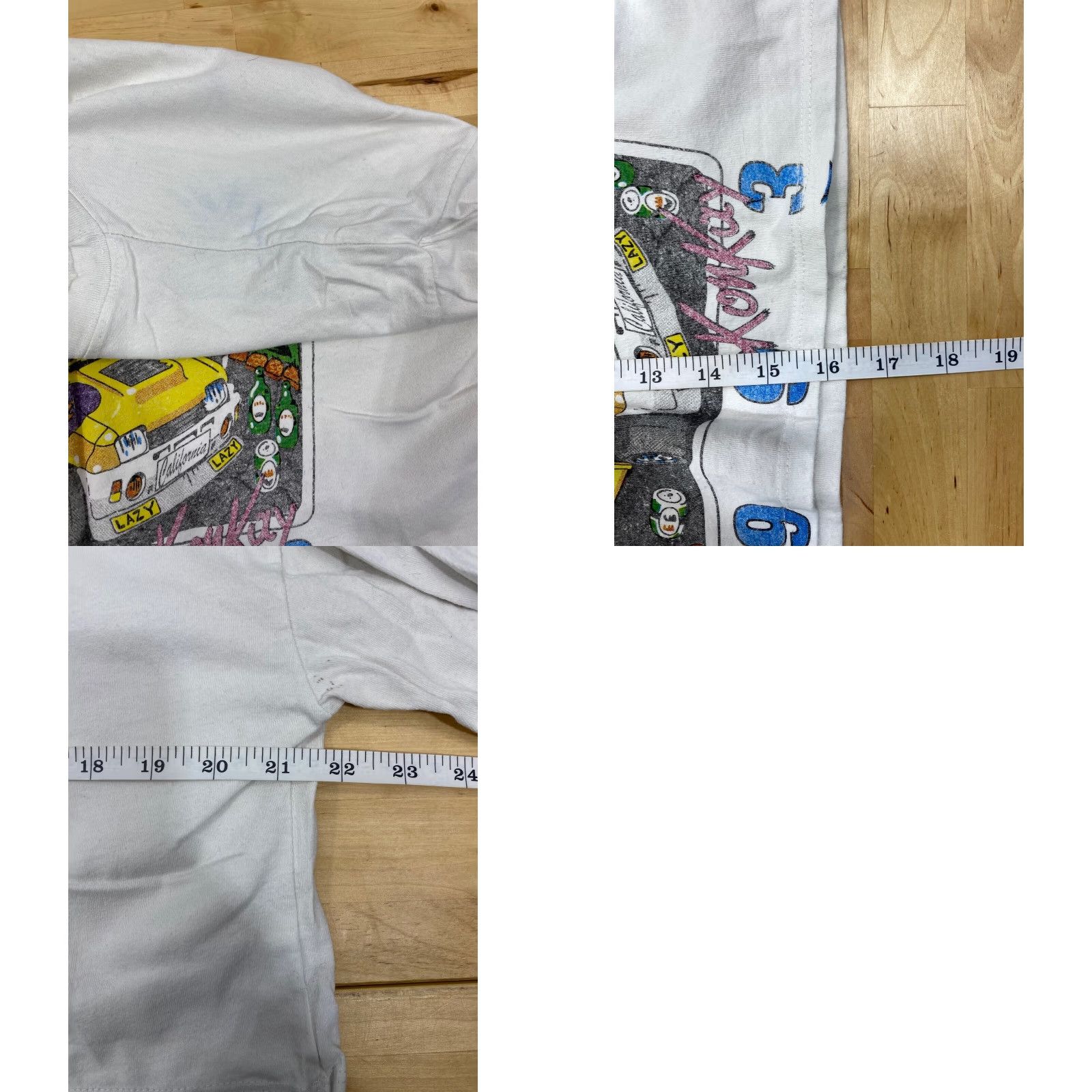 Brandy Melville VINTAGE Brandy Melville Kon Kay Chill Since 1993 Long Sleeve Crop Top Womens 90s T-Shirt White Logo XS? wait size One Size. Size ONE SIZE - 8 Thumbnail