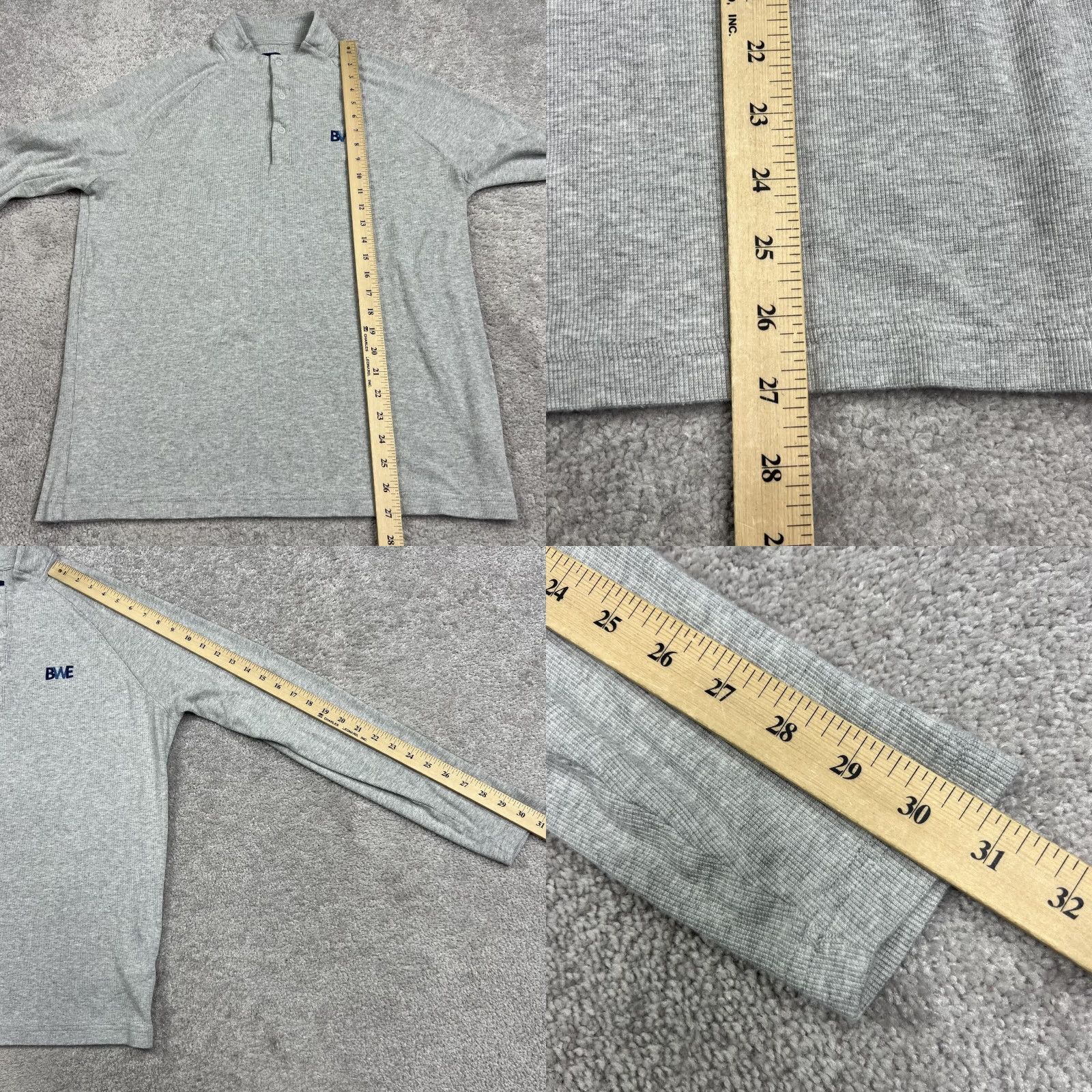 johnnie-O Johnnie-O Shirt Mens Large Gray 1/4 Snap Pullover Mock Neck Embroidered BWE Shirt Mens Large Gray 1/4 Snap Pullover Mock Neck Embroidered BWE Size US L / EU 52-54 / 3 - 9 Thumbnail