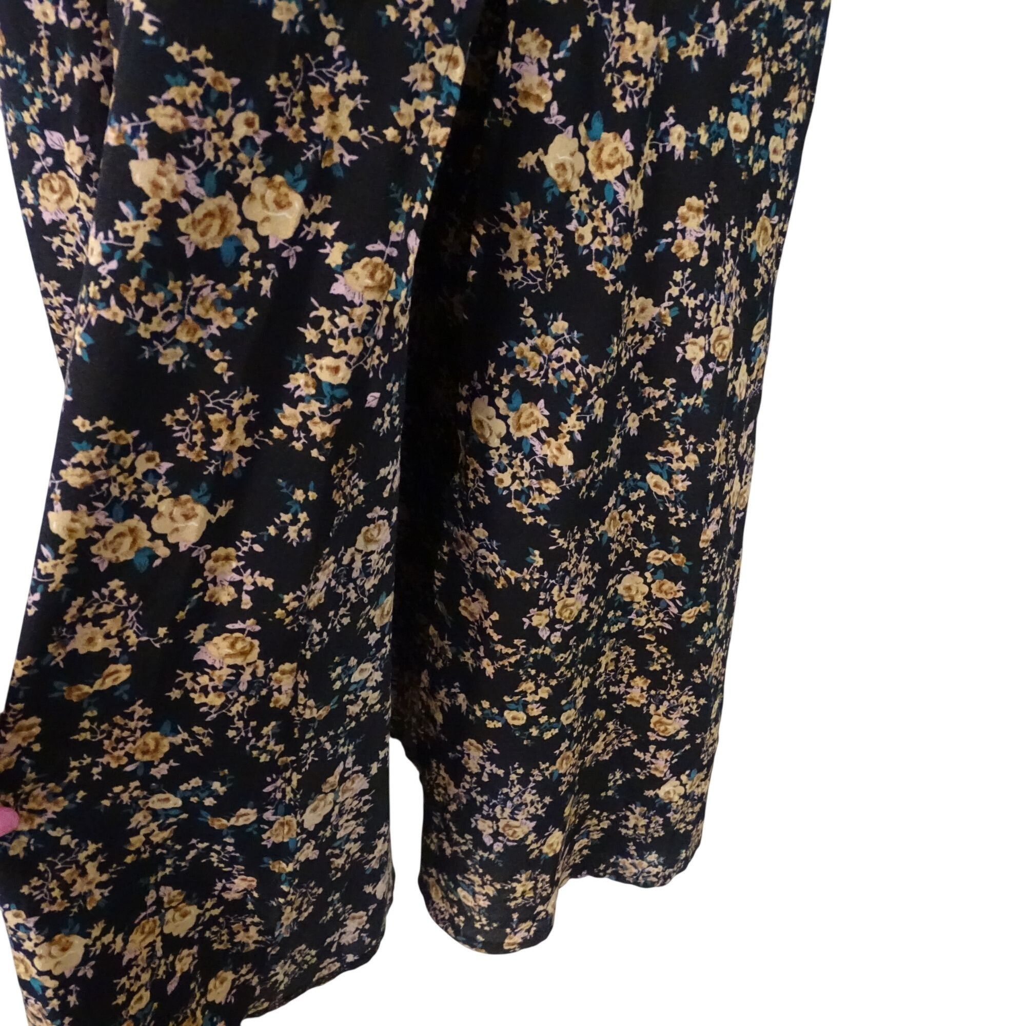 Other Floral Smocked Off-Shoulder Maxi Dress Black Women Size S Size S / US 4 / IT 40 - 3 Thumbnail