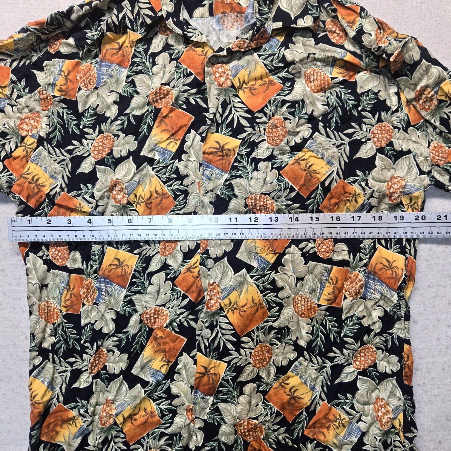Van Heusen Van Heusen Shirt Men's M Medium Tropical Hawaiian Beach Hawaii Coastal Button Up Size US M / EU 48-50 / 2 - 4 Thumbnail