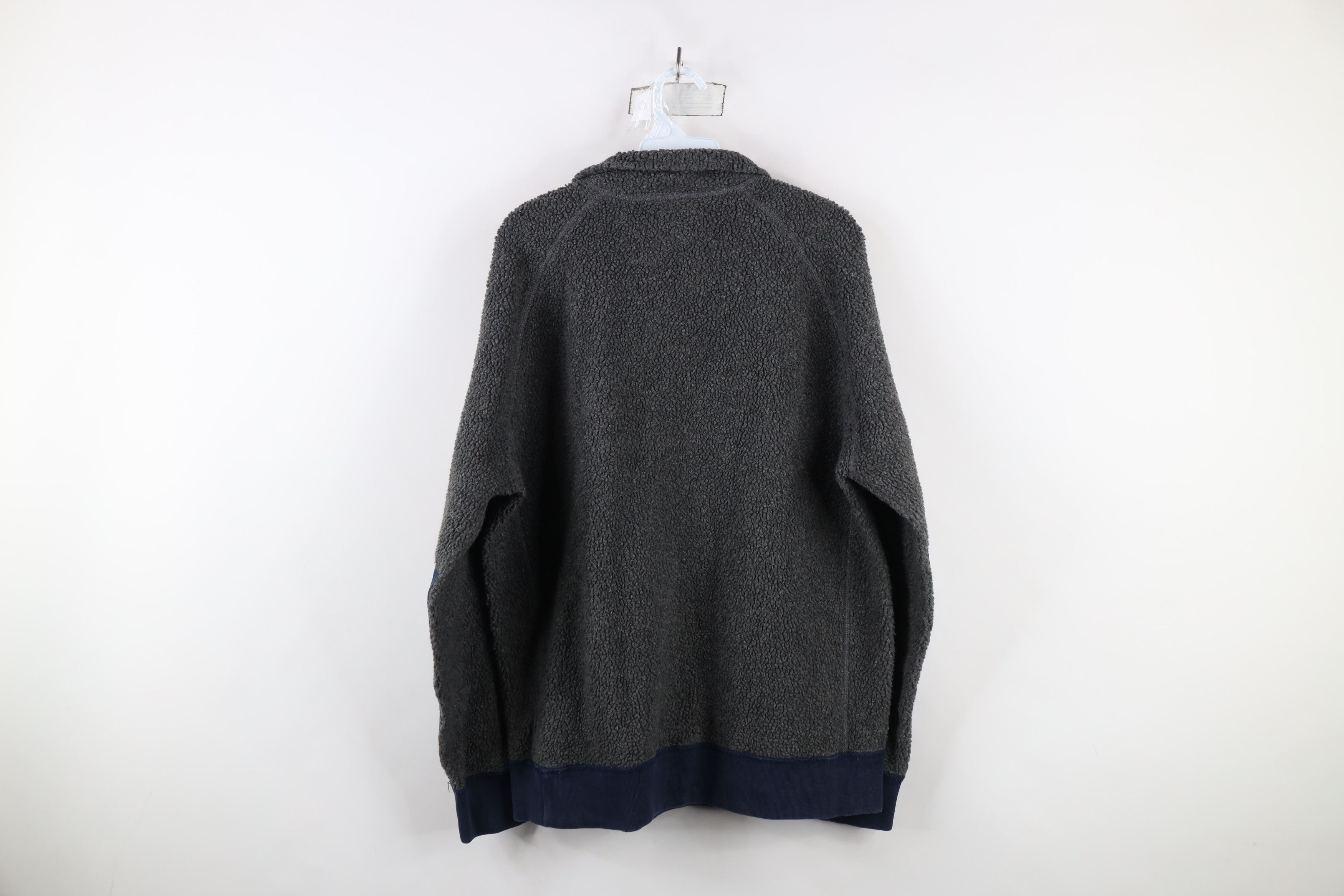 J.Crew × Vintage Vintage Y2K J Crew Pile Fleece Half Zip Pullover Sweater Size US L / EU 52-54 / 3 - 11 Thumbnail