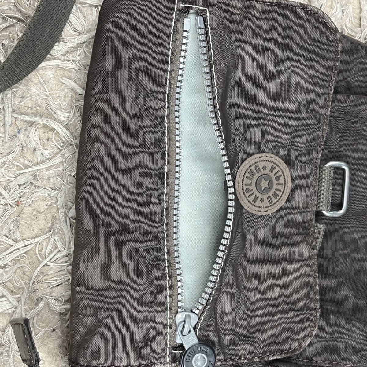 Japanese Brand Vintage Shoulder Bag Kipling Brown Crossbody Y2k Affliction Size ONE SIZE - 10 Thumbnail