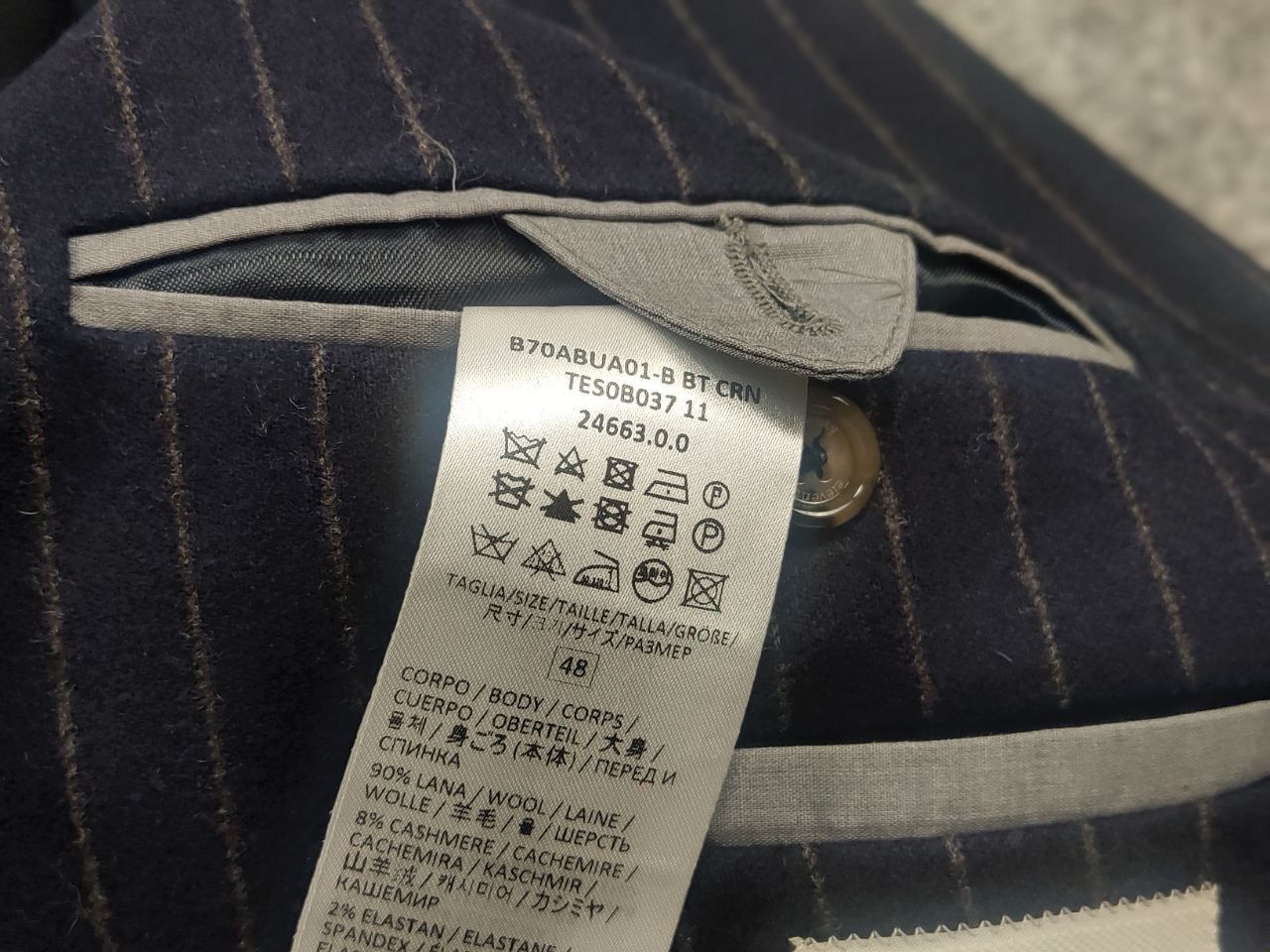 Eleventy Eleventy Milano Design classic two-piece suit wool Cashmere Size 48R - 19 Thumbnail