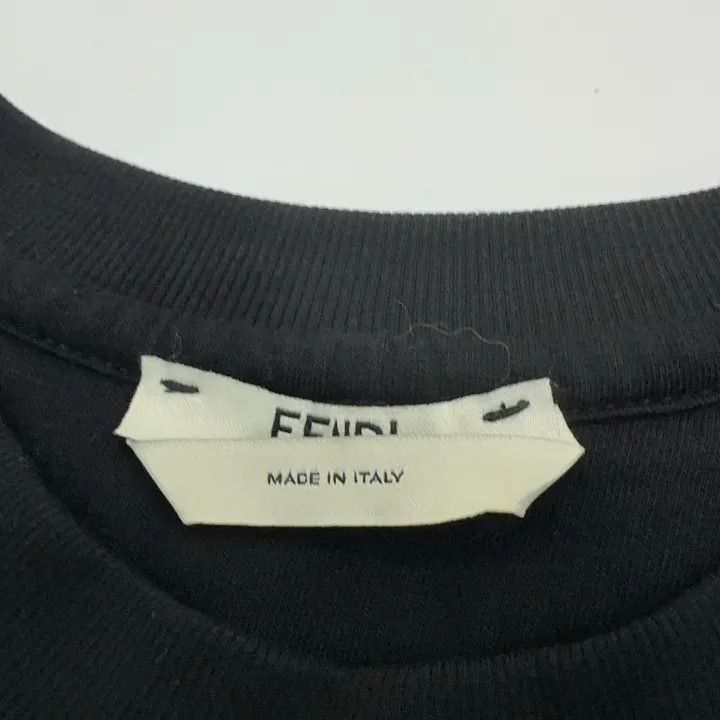 Fendi Fendi Logo Print Short Sleeve T-Shirt -2507 Size XS / US 0-2 / IT 36-38 - 4 Thumbnail