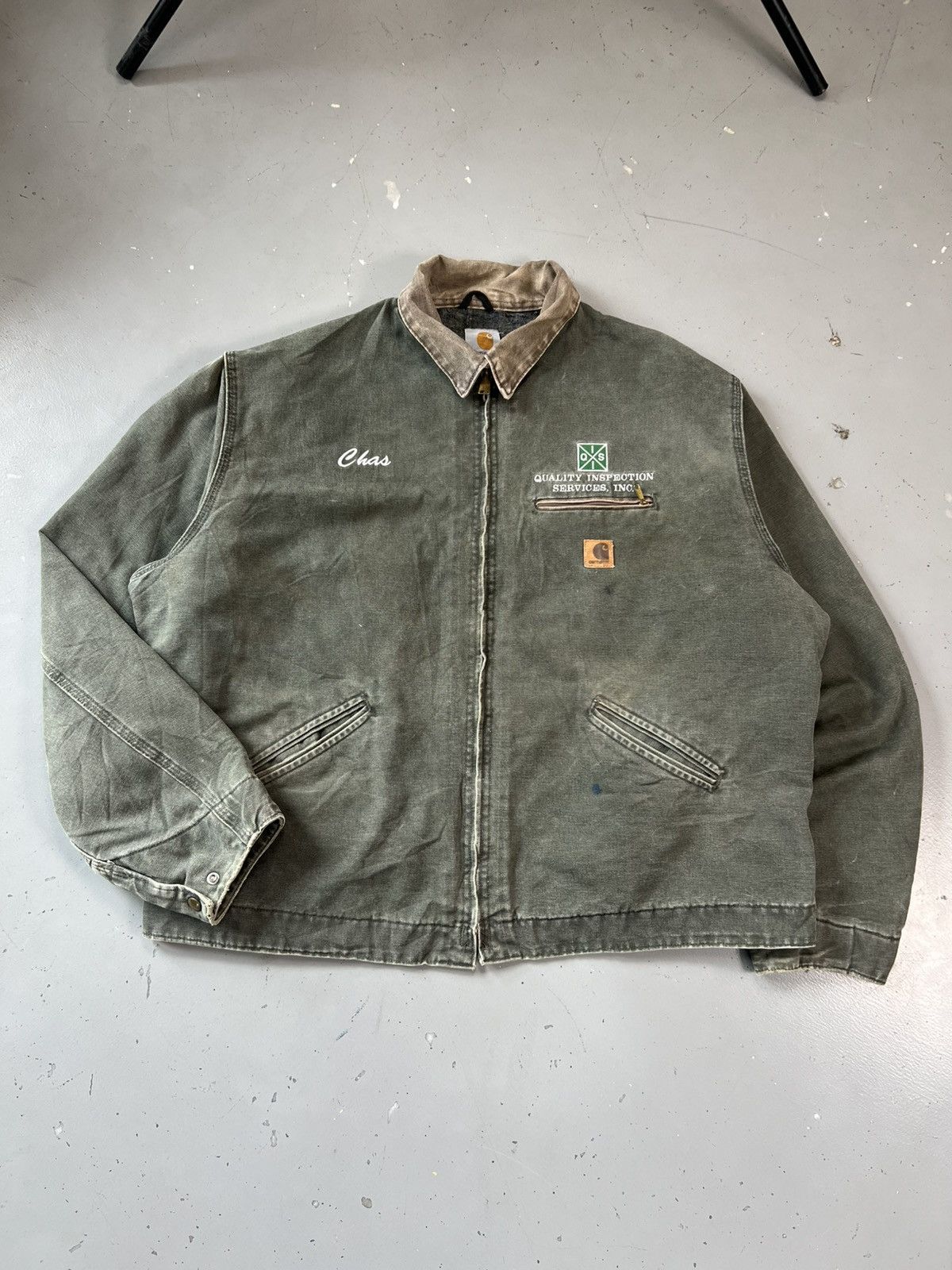 Carhartt Crazy rare vintage Carhartt j97 mos Detroit - xl Size US XL / EU 56 / 4 - 1 Thumbnail