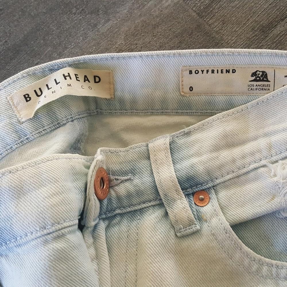 Bullhead Denim Co. Light Denim Bullhead Boyfriend Jean Size 25" / US 0 / IT 36 - 4 Thumbnail