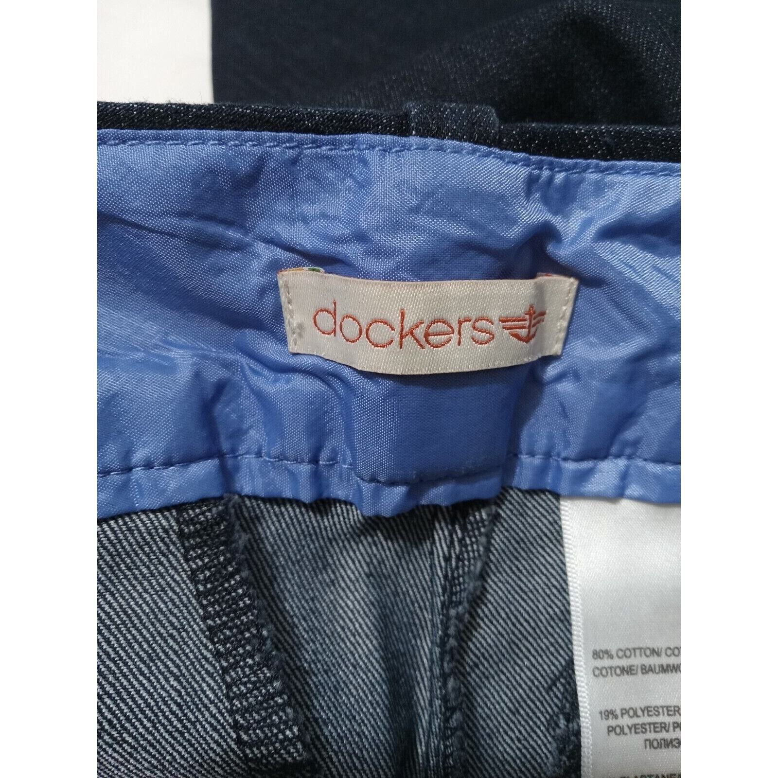 Dockers Dockers Capri Jeans 8 Blue Denim Mid Rise Stretch Flat Size 30" / US 8 / IT 44 - 4 Thumbnail