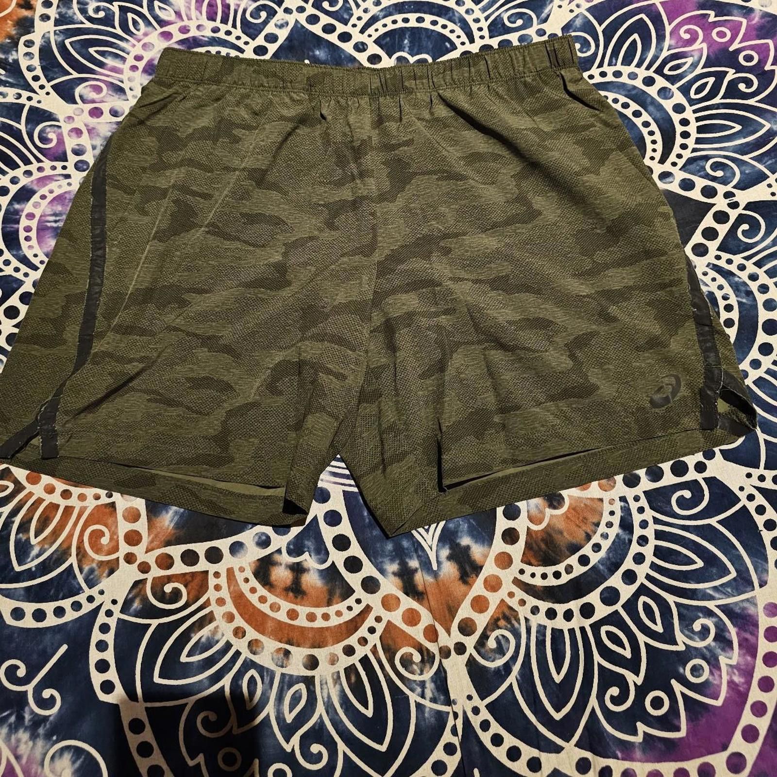 Designer Men's Asics Men's Camo Gym Shorts Size US 32 / EU 48 - 1 Thumbnail