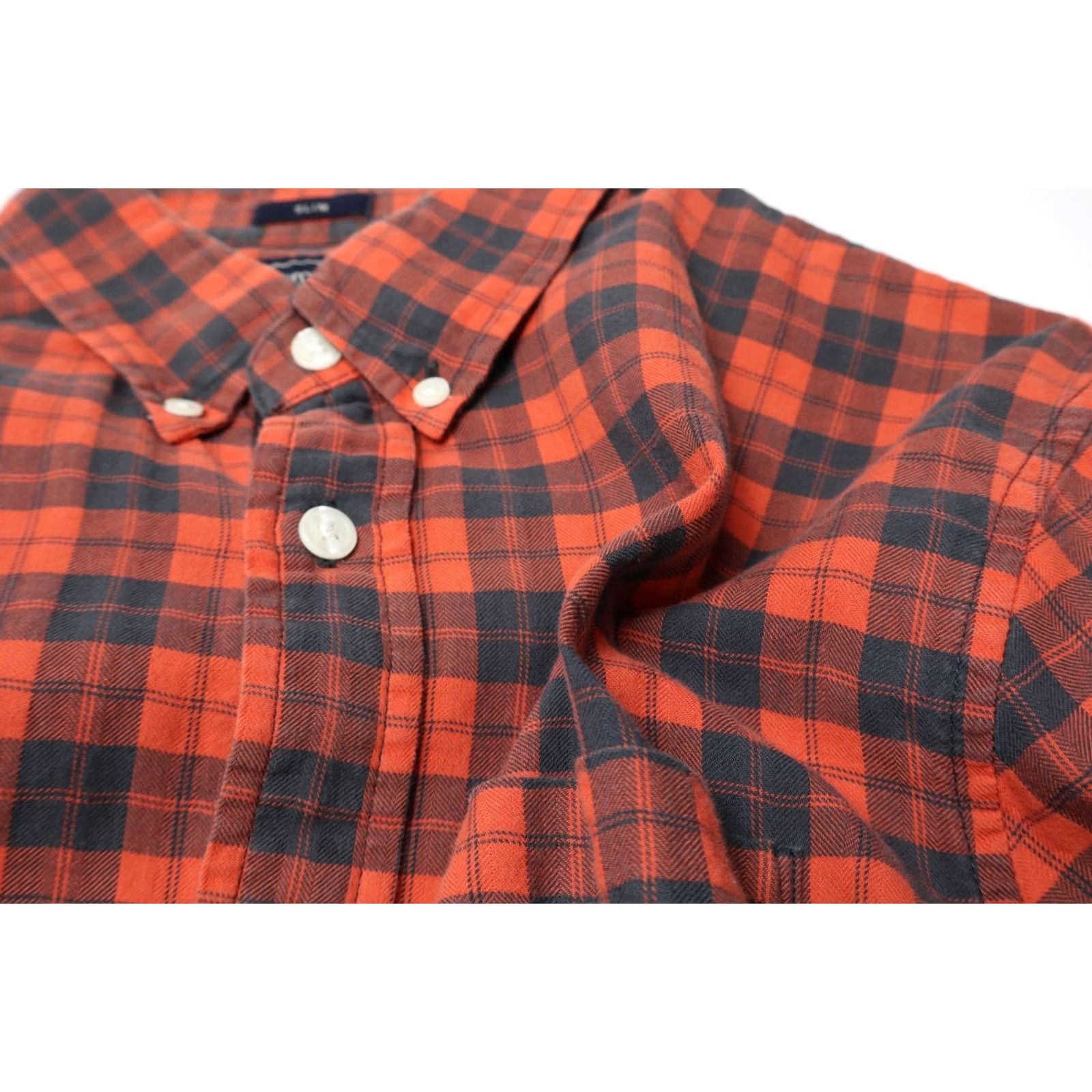 Abercrombie & Fitch ABERCROMBIE & FITCH Shirt Men's XL Plaid Button-Up Thin Flannel Slim Collared Size US XL / EU 56 / 4 - 6 Thumbnail