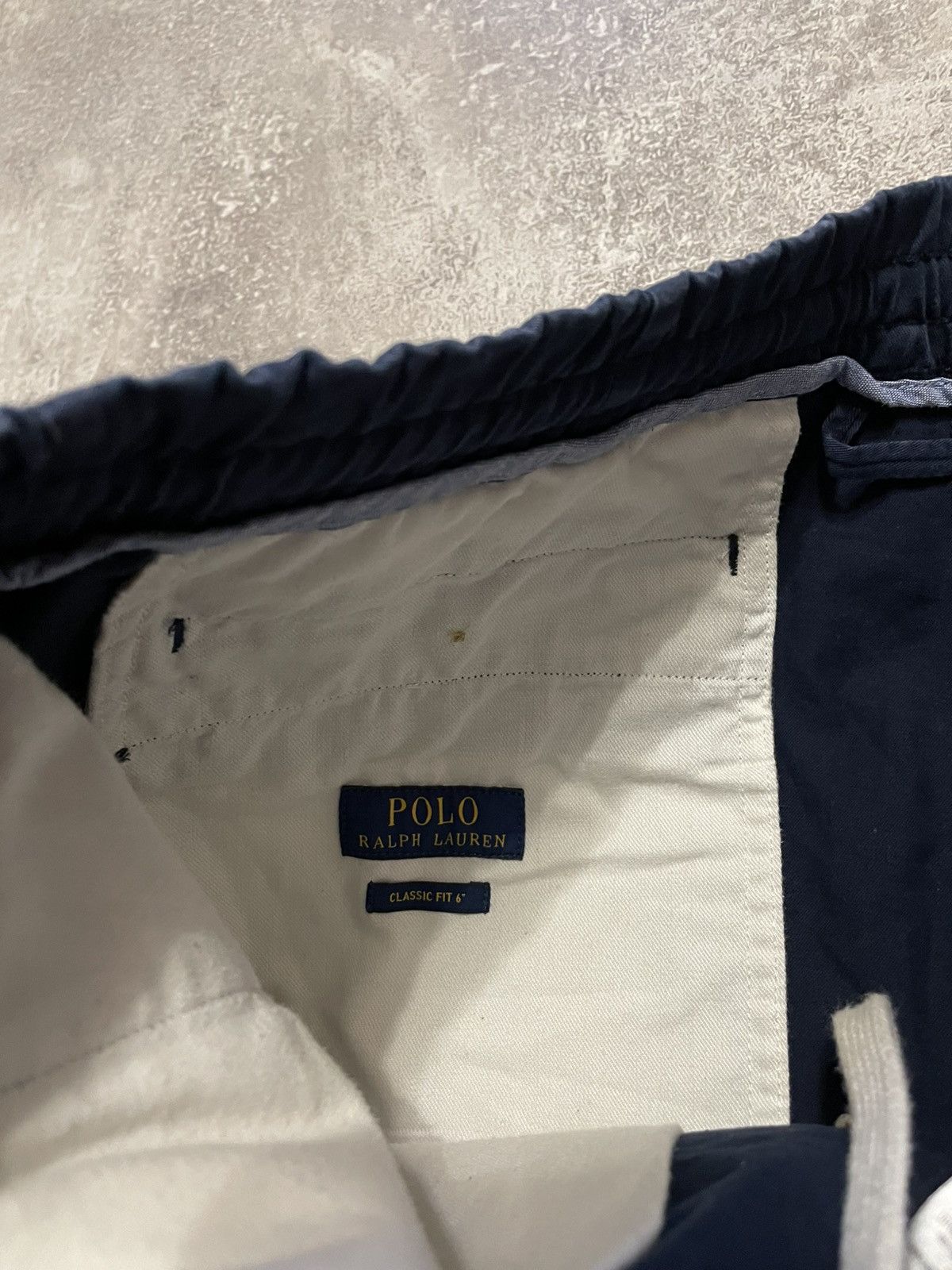 Polo Ralph Lauren × Vintage Vintage Polo Ralph Lauren Navy Blue Cotton Shorts Size 32 Size US 32 / EU 48 - 9 Thumbnail