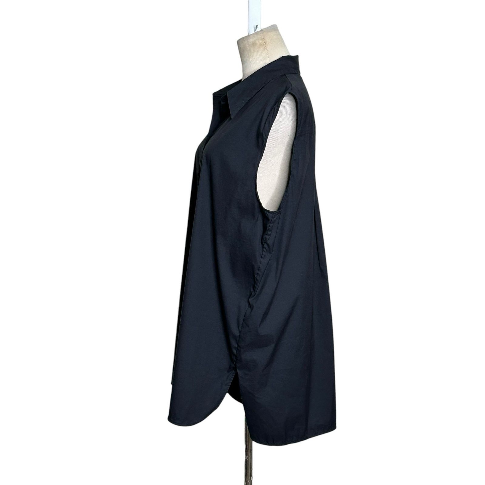 Cos Cos black sleeveless collard buttoned shirt size 14 Size XL / US 12-14 / IT 48-50 - 6 Thumbnail