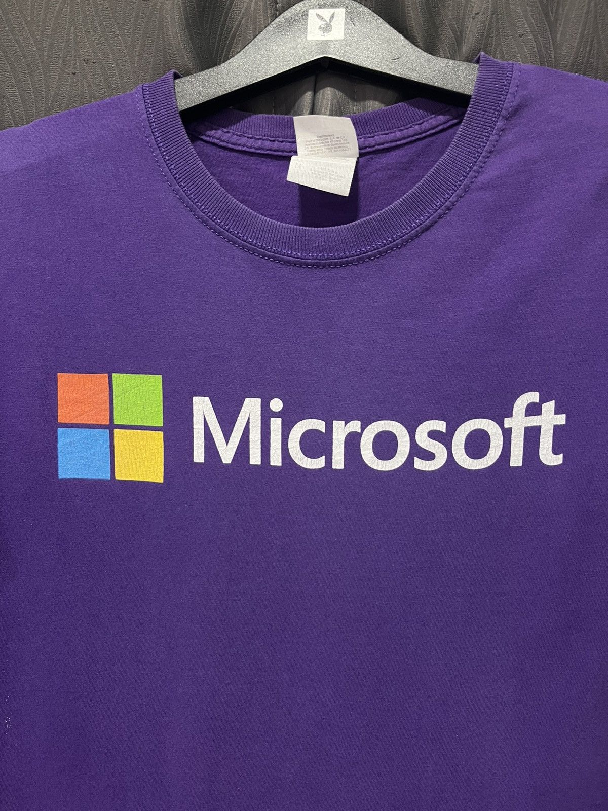 Fruit Of The Loom × Microsoft × Vintage Vintage Y2k Microsoft T.Shirt Size US M / EU 48-50 / 2 - 3 Thumbnail