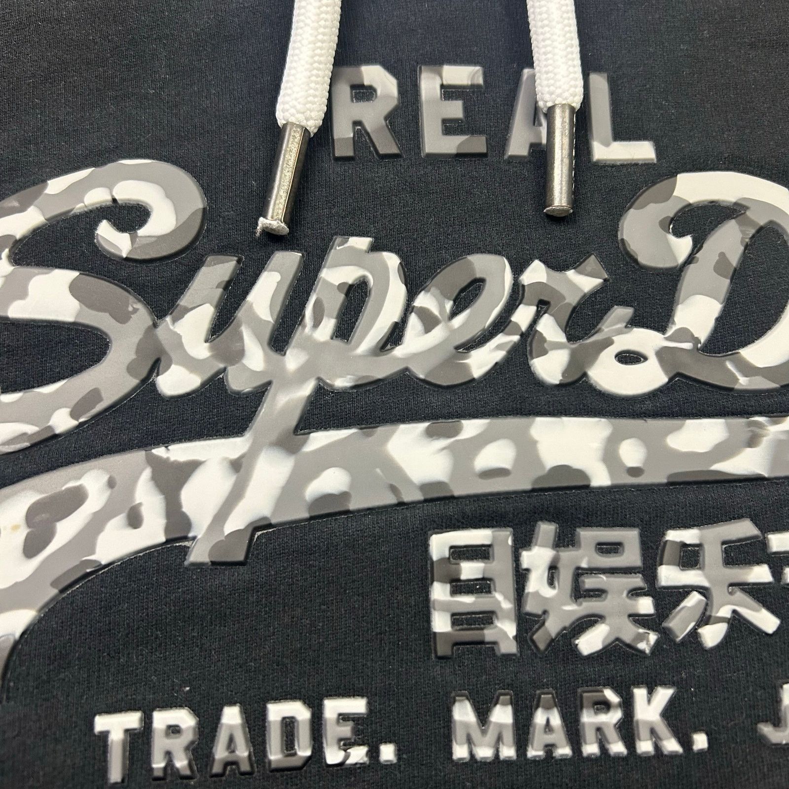 Superdry Superdry Hoodie Men's Vintage Textured Logo Metallic Hoodie Size US L / EU 52-54 / 3 - 4 Thumbnail
