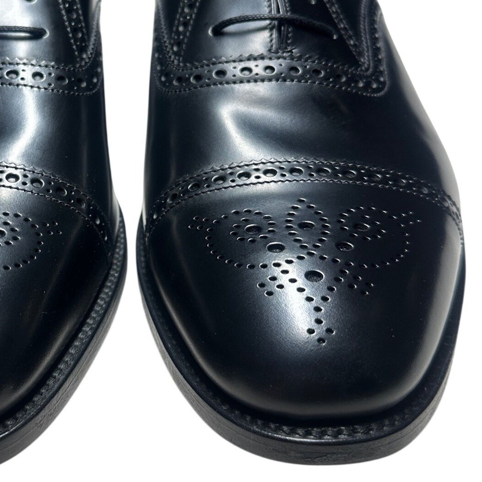 Charles Tyrwhitt Charles Tyrwhitt Semi Brogue Shoes Mens 12.5 Black NEW Size US 12.5 / EU 45-46 - 3 Thumbnail
