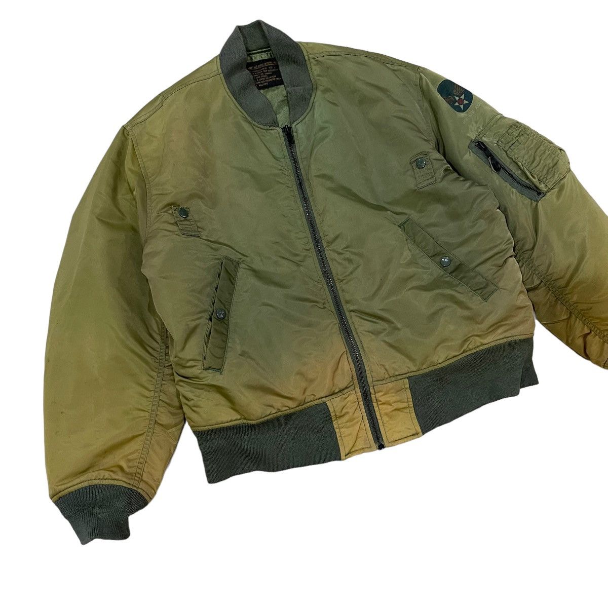 Japanese Brand Vintage Machope MA-1 Army Air Force Flight Bomber Jacket Size US M / EU 48-50 / 2 - 7 Thumbnail