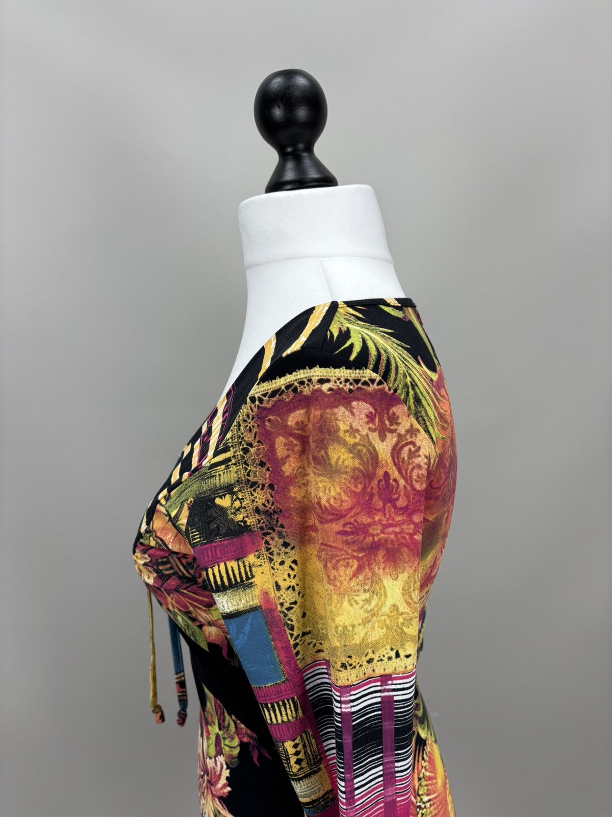 Jean Paul Gaultier Womens blouse Save The Queen Size L Color Multicolor Size L / US 10 / IT 46 - 9 Thumbnail