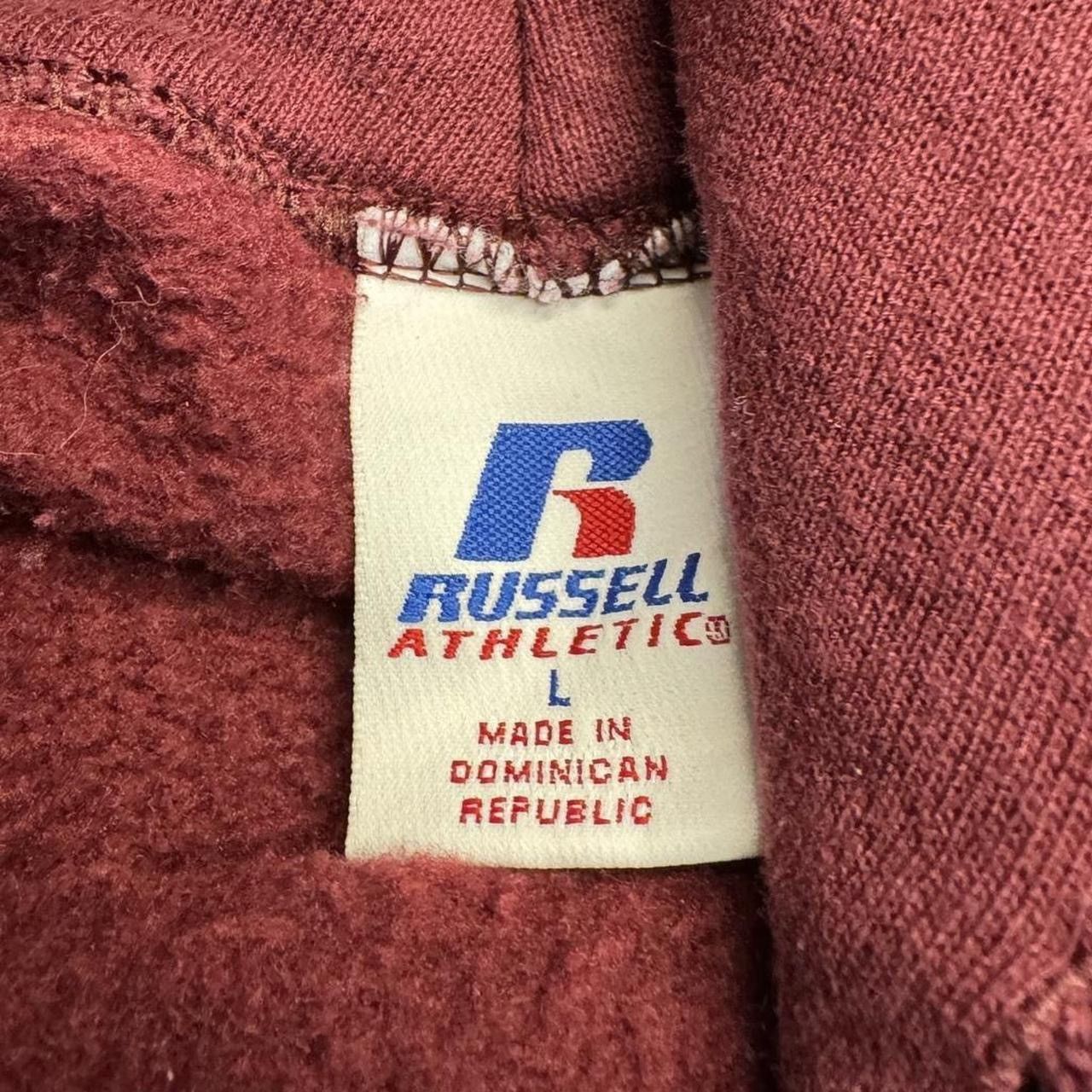 Russell Athletic × Vintage Vintage 90s Russell Athletic Football Graphic Hoodie L Size US L / EU 52-54 / 3 - 6 Thumbnail