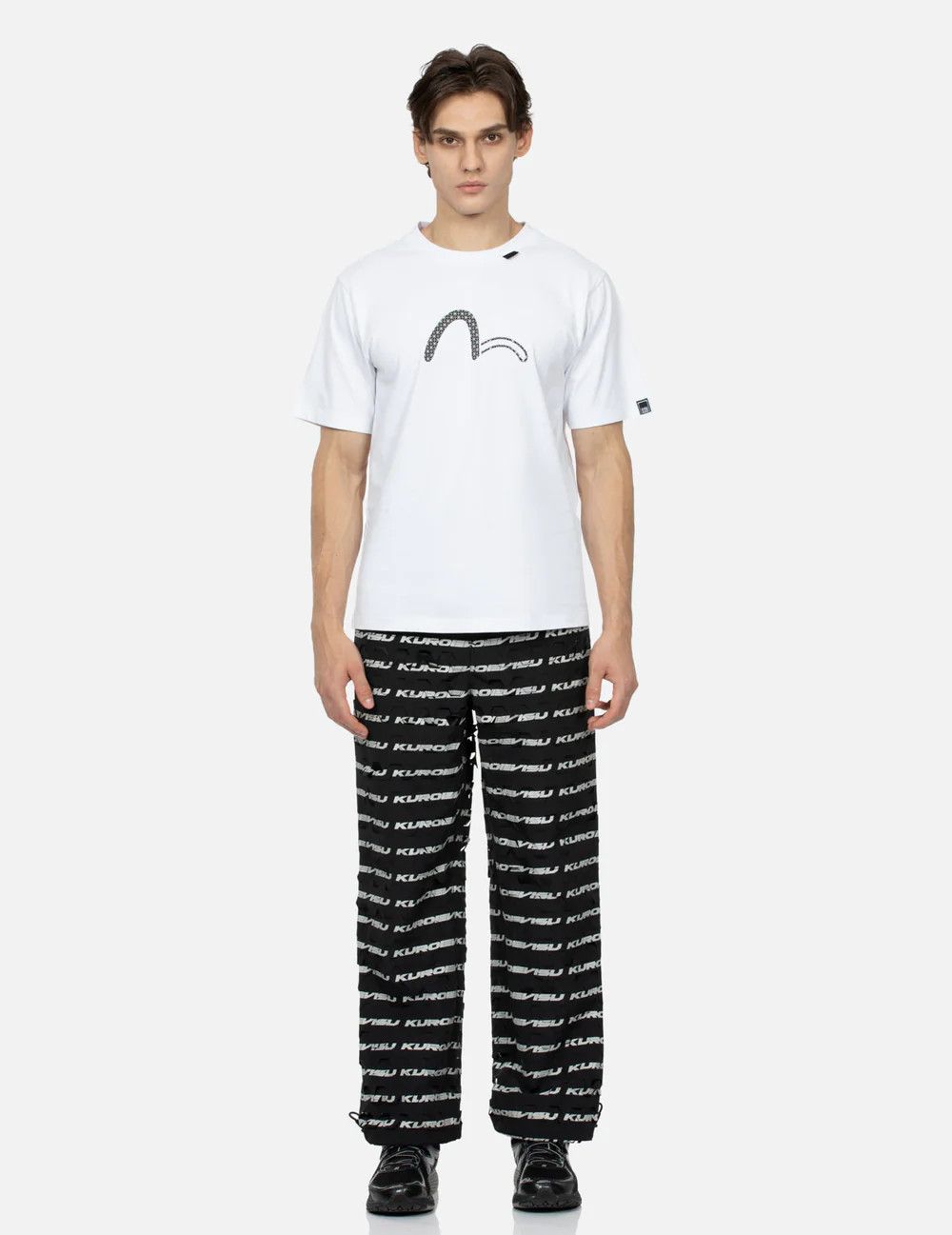 Evisu Evisu Hexagon Lasercut Pants Size US 35 - 1 Thumbnail