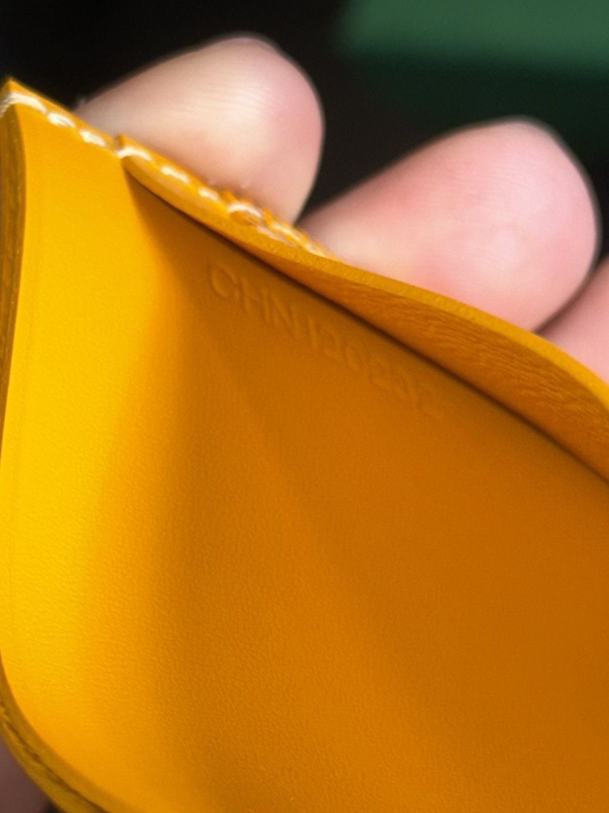 Goyard GOYARD Yellow Card Holder NEW W BOX Authentic Size ONE SIZE - 9 Thumbnail