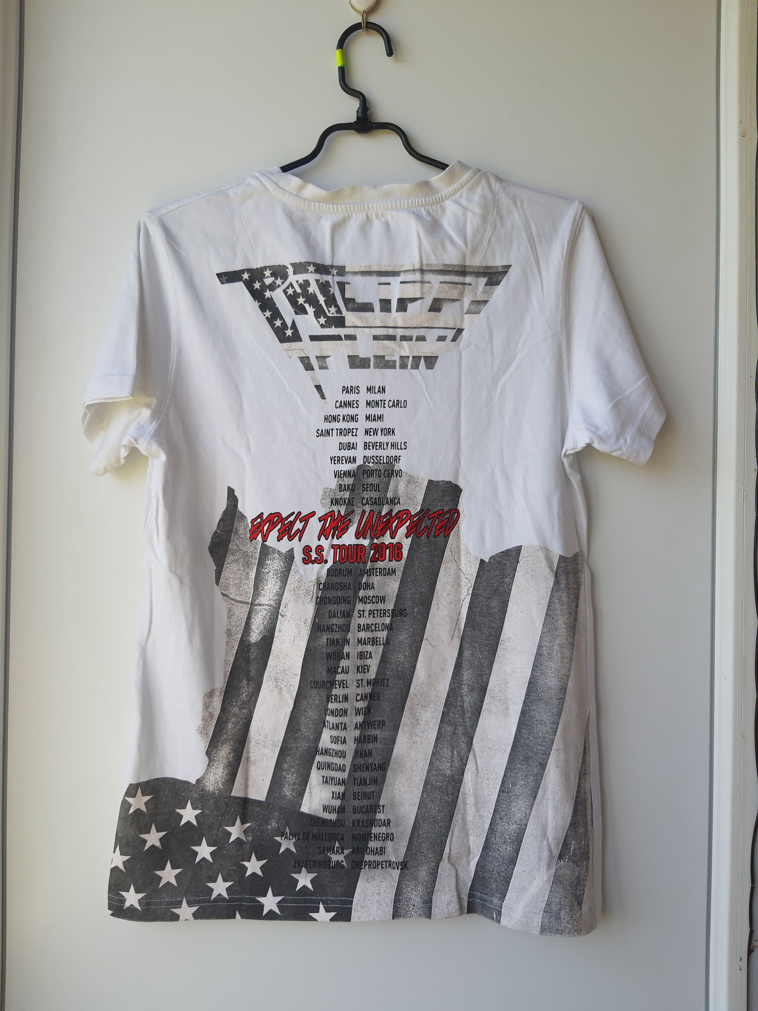 Band Tees × Philipp Plein Philipp Plein Shirt US TOUR 2016 Size US L / EU 52-54 / 3 - 10 Thumbnail