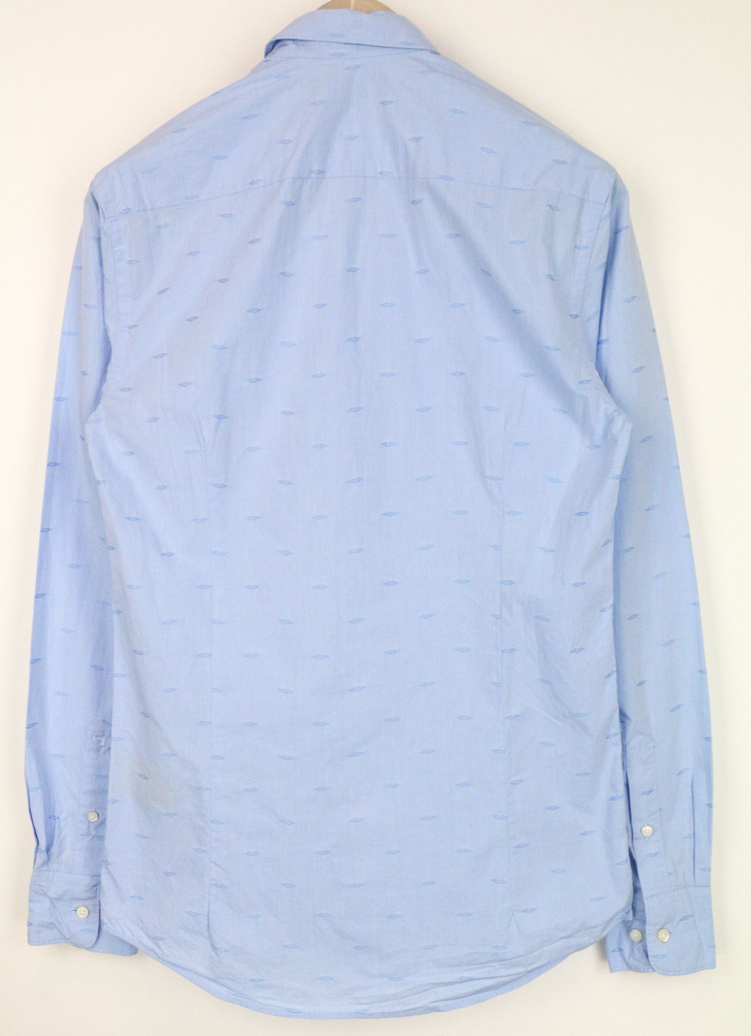 Scotch & Soda AMS COUTURE S Blue Cotton Patterned Long Sleeve Shirt 74392 Size US S / EU 44-46 / 1 - 2 Thumbnail