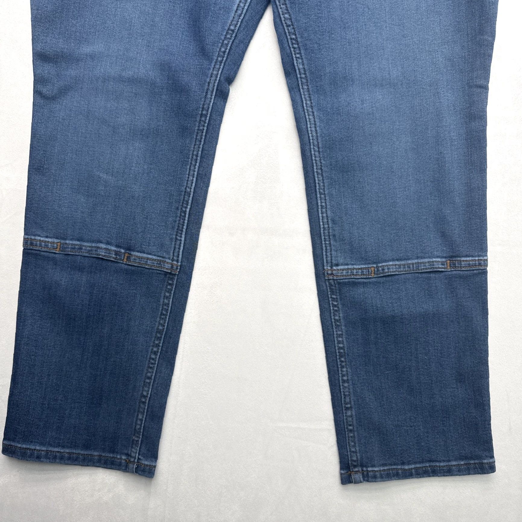 Carhartt Carhartt Jeans BD5110-W 16 Short Relaxed Fit 29x29.75 Blue Denim NWT Logo 5-Pocket Straight Cotton Blend Rugged Flex Women NWT Size 38" / US 16 / IT 52 - 3 Thumbnail