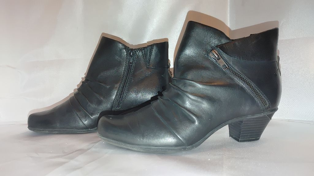 Earth Ragz Earth Pegasus Leather Ankle Boots Size 8.5 Size US 8.5 / IT 38.5 - 3 Thumbnail