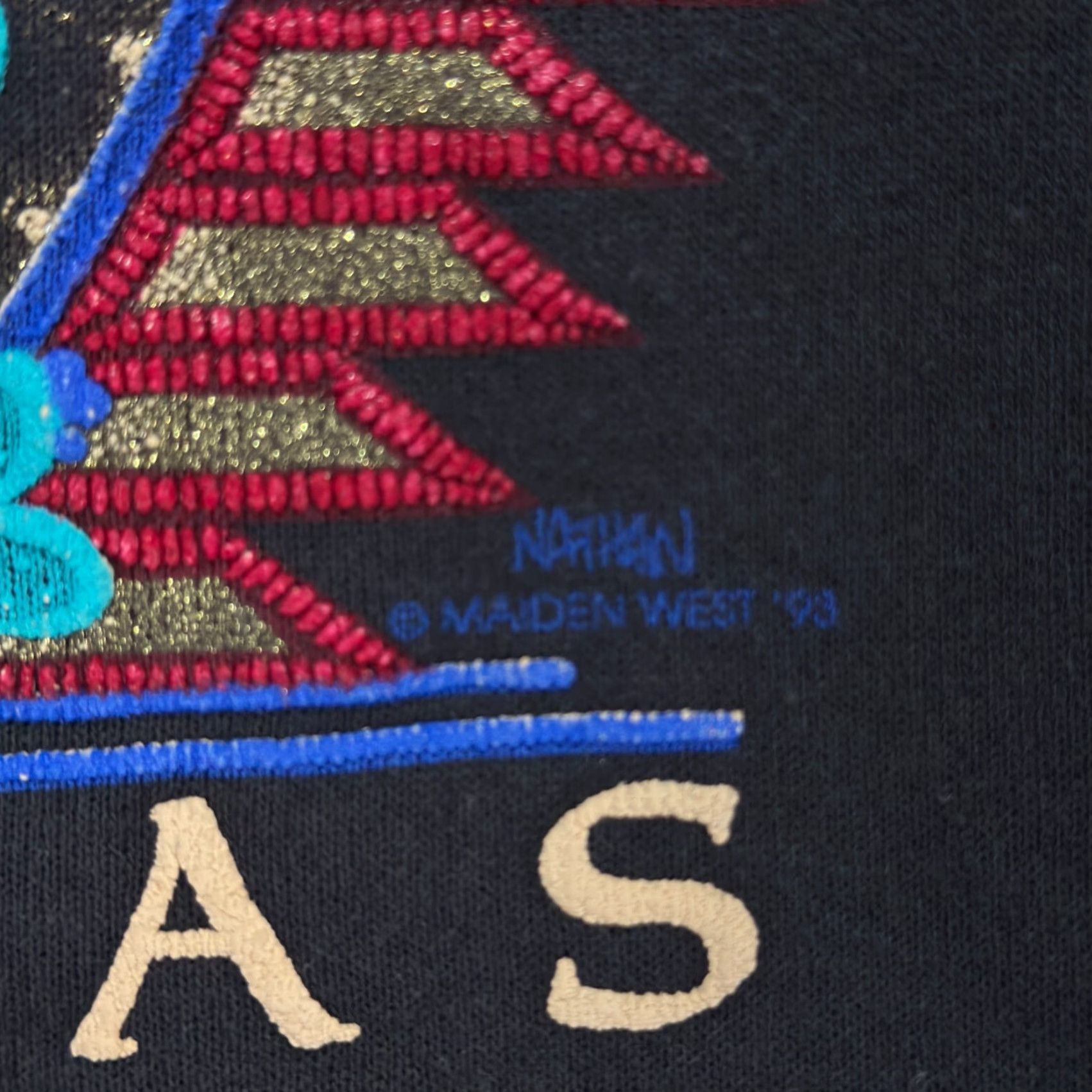Hanes VTG 1993 Las Vegas Cactus Desert Southwestern 90s Pullover Sweatshirt Size Large Size US L / EU 52-54 / 3 - 3 Thumbnail